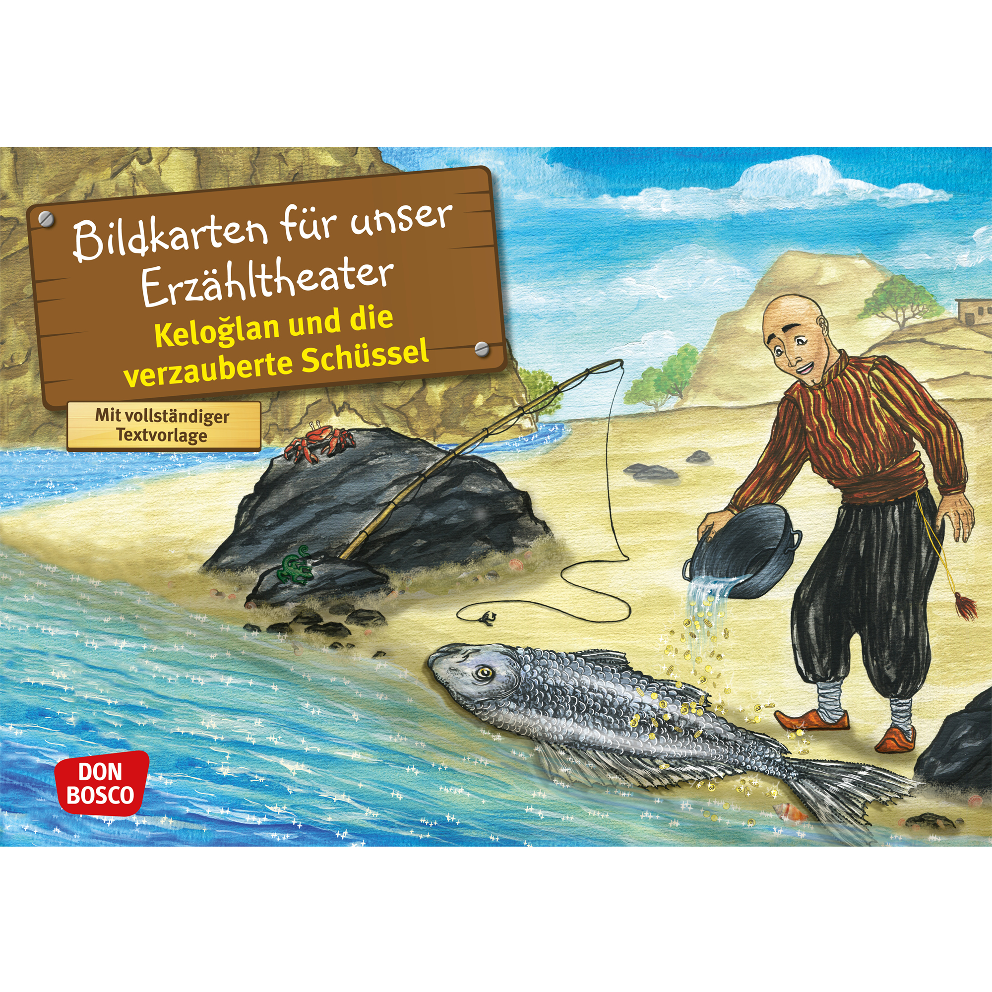 Keloglan und die verzauberte Schüssel. Nach einem Märchen aus der Türkei. Kamishibai Bildkartenset