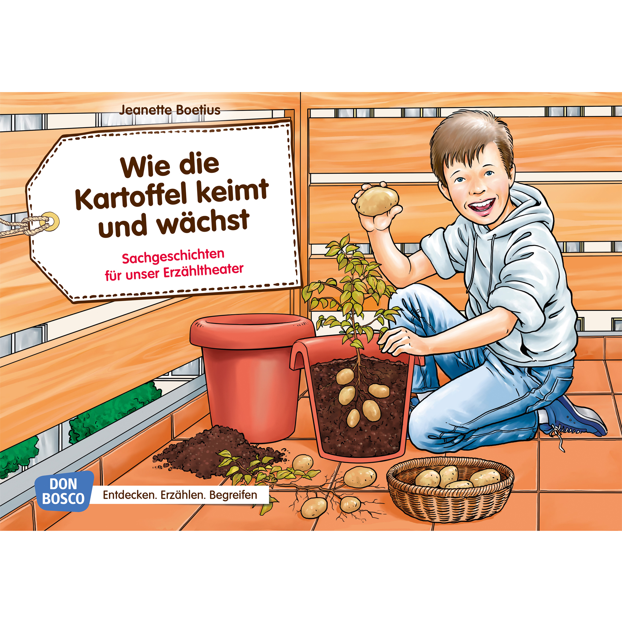 Wie die Kartoffel keimt und wächst. Kamishibai Bildkartenset.