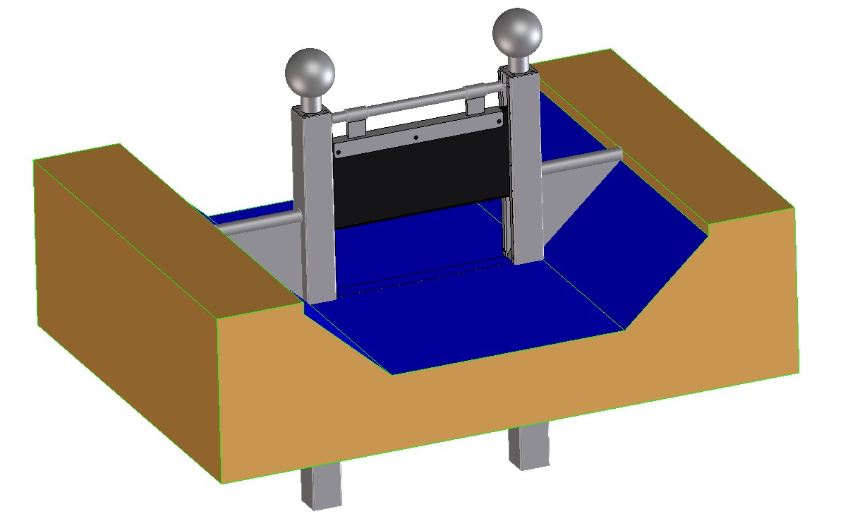 Wasserspiel-Schleuse ? Stau- & Fließspaß im Matschplatz