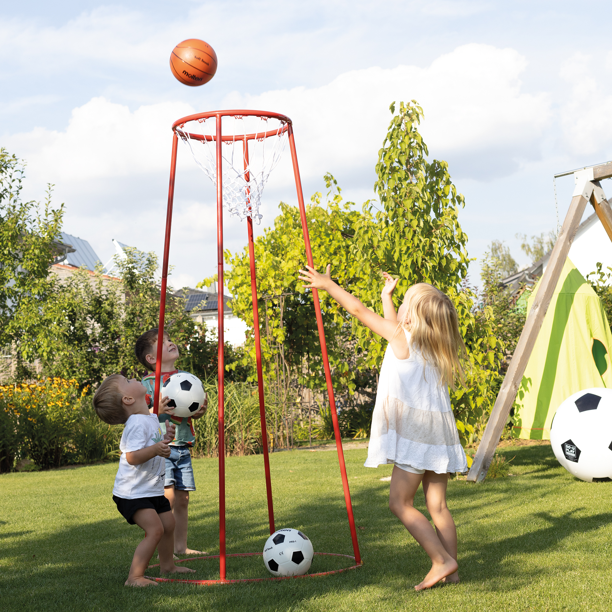 Standbasketballkorb groß