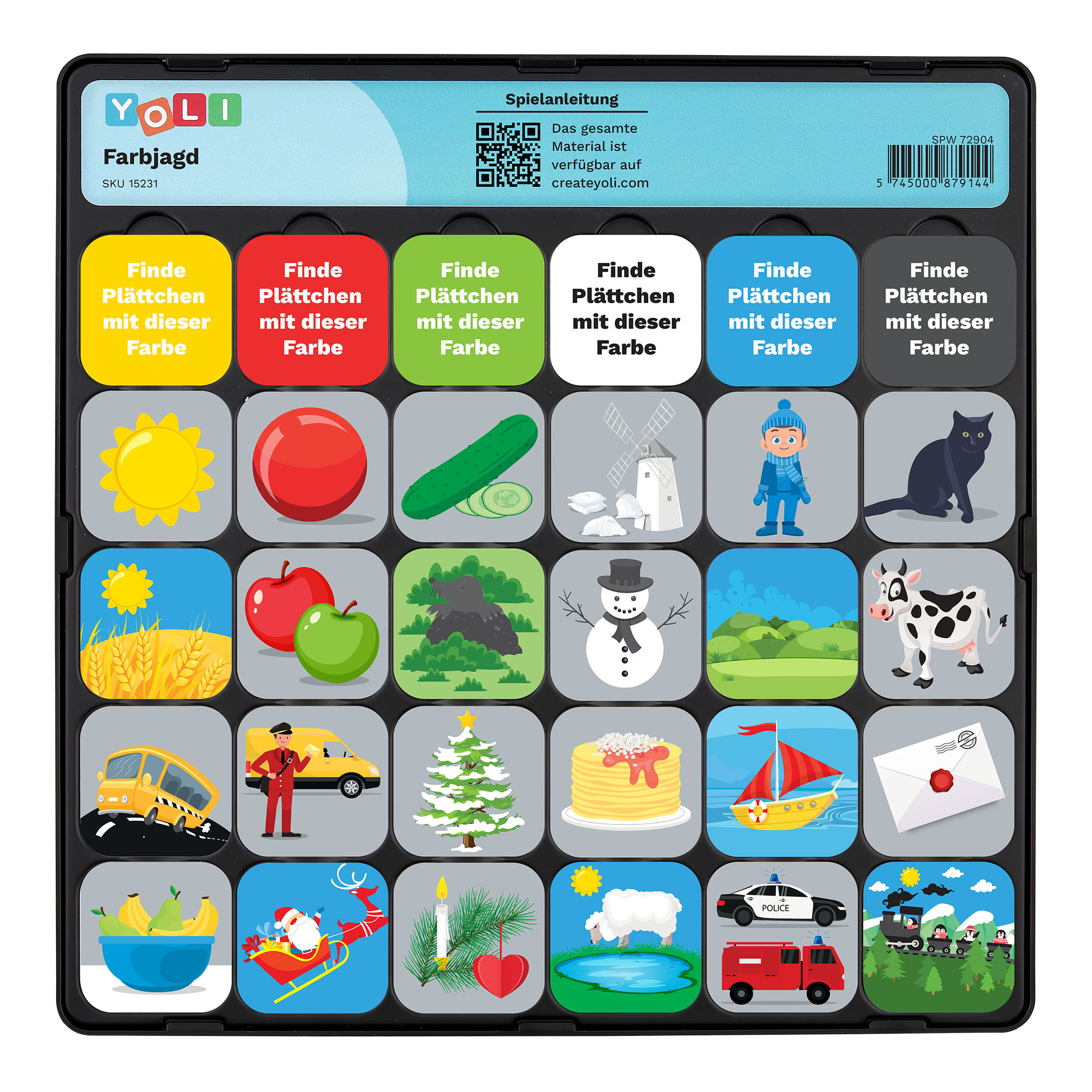 YOLI Spielset - Farbjagd