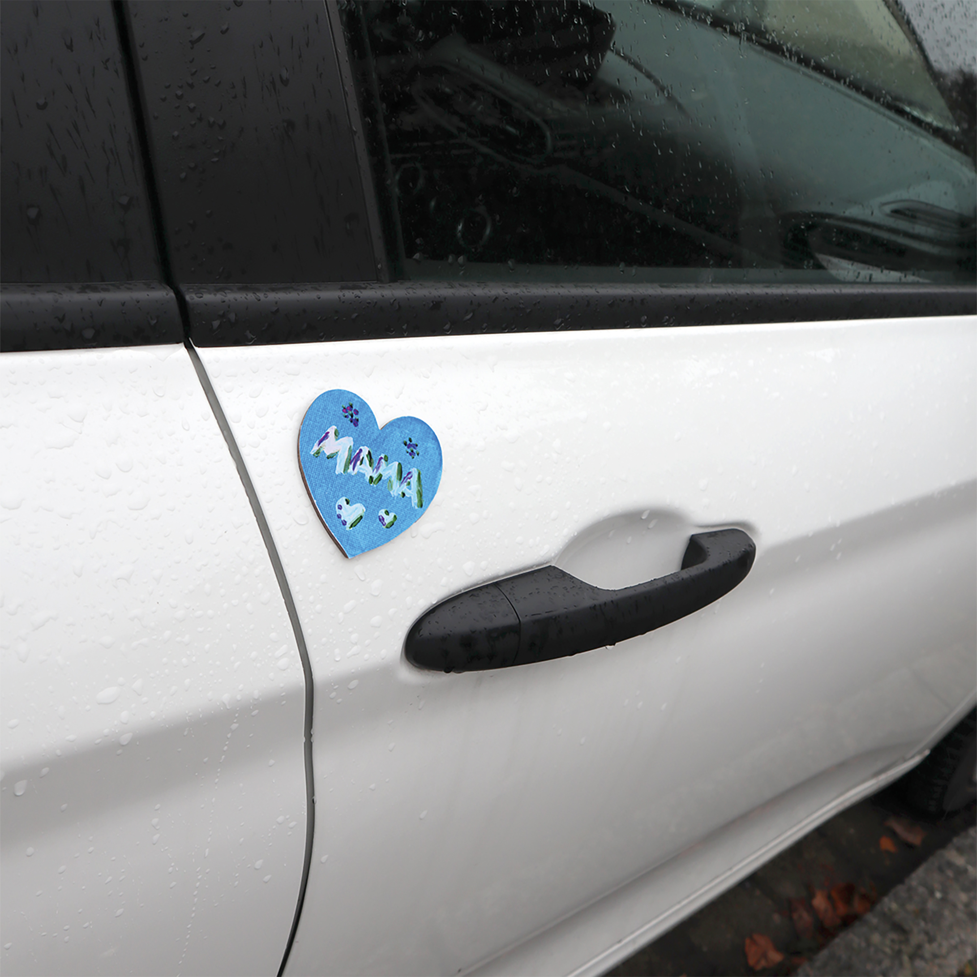 Magnet Leinwandherzen klein 12er-Set