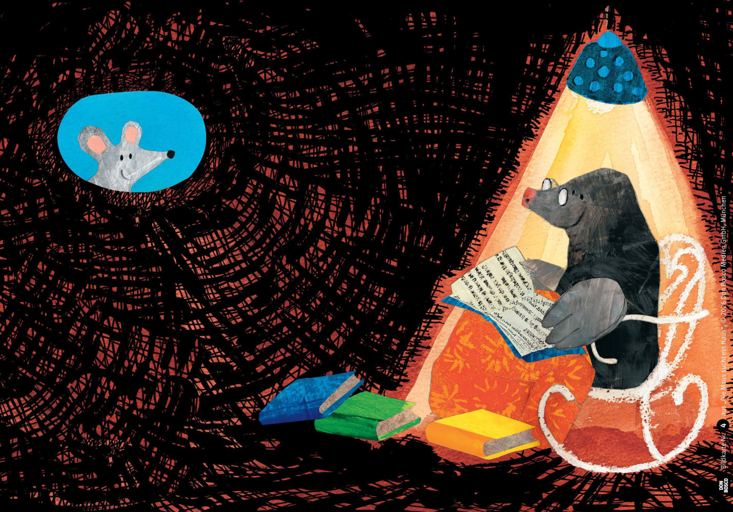 Die Maus sucht ein Haus. Kamishibai Bildkartenset