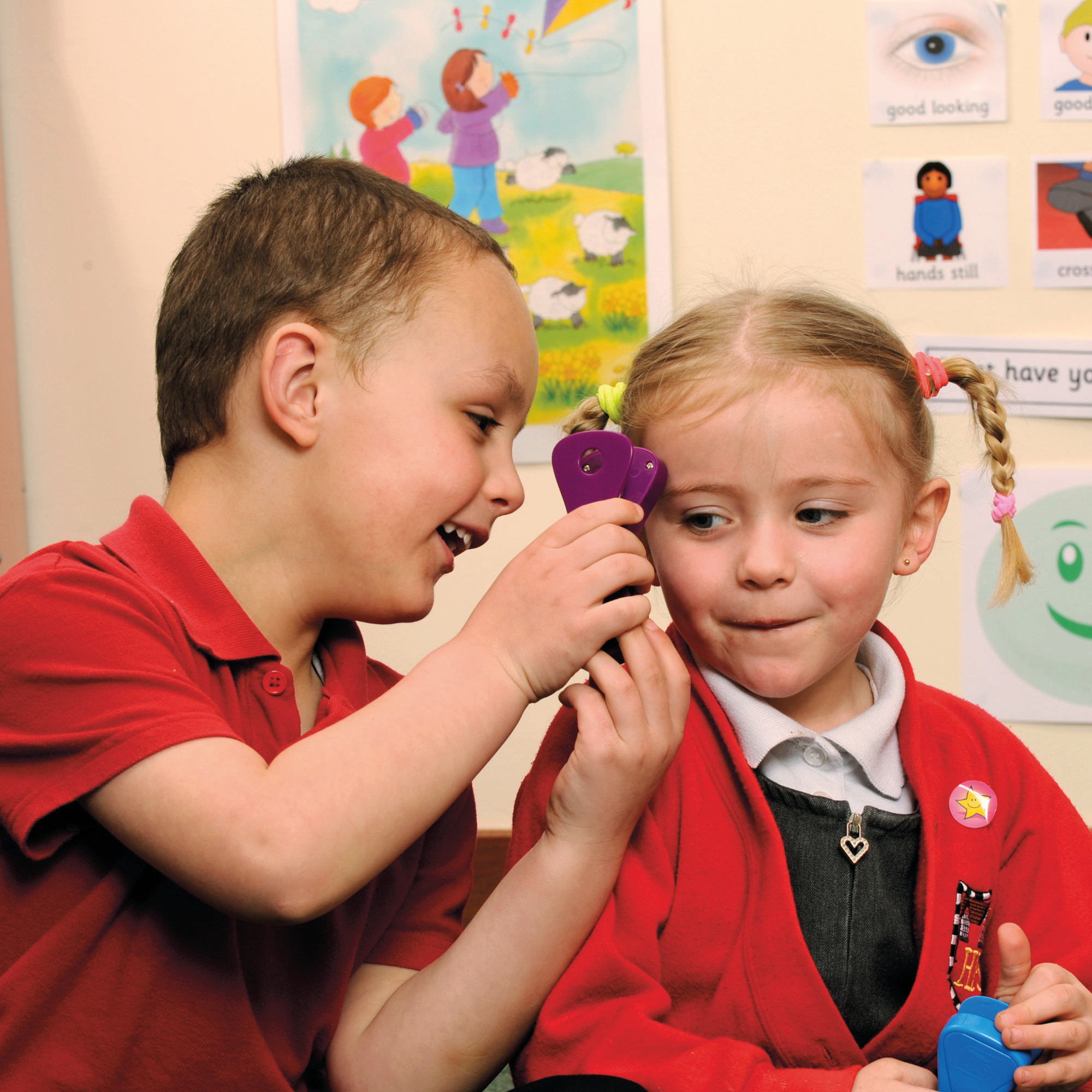 Sprach- und Entdeckungsklammern 6er Set