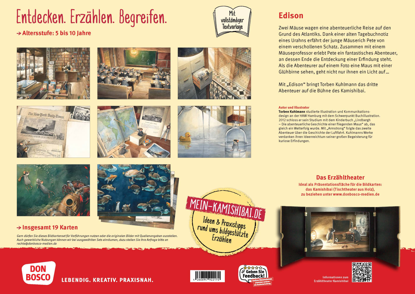 Edison. Das Rätsel des verschollenen Mauseschatzes. Kamishibai Bildkartenset