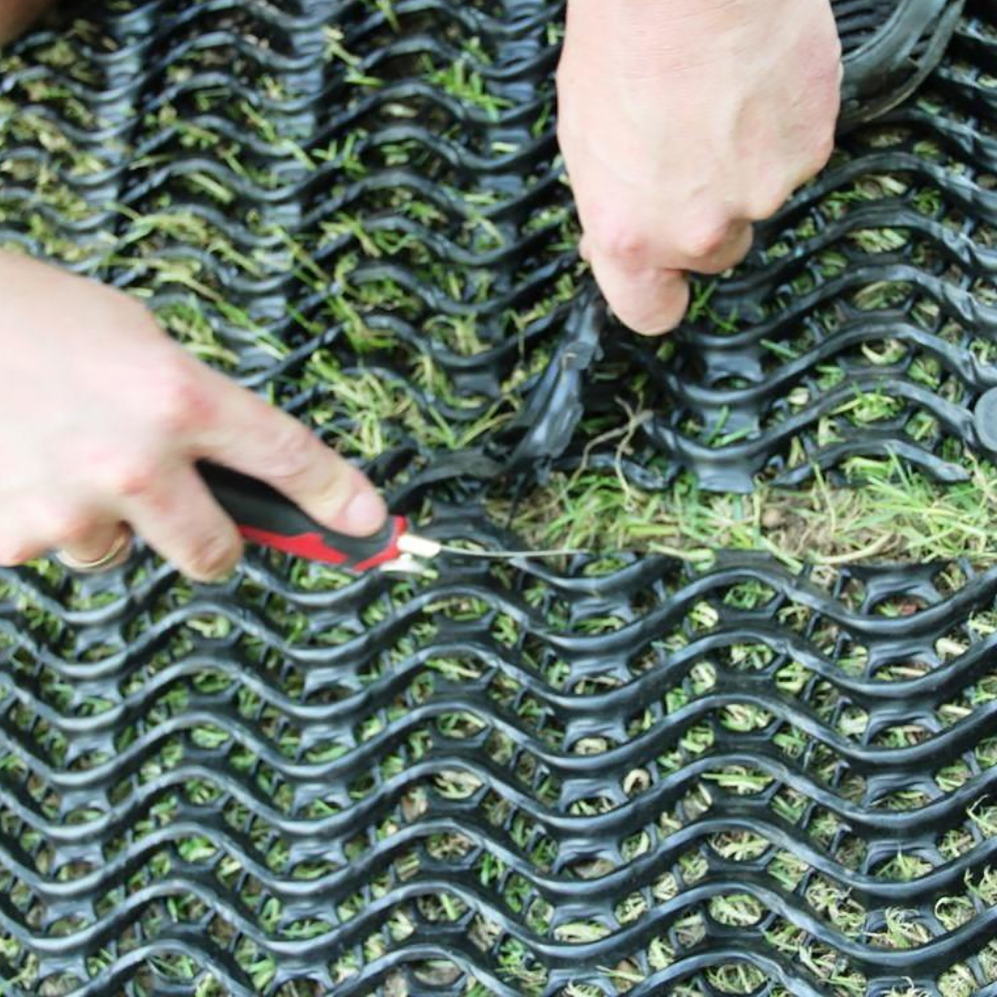 BodMat, Flexibles Bodenschutzgitter, Rasenschutzgitter