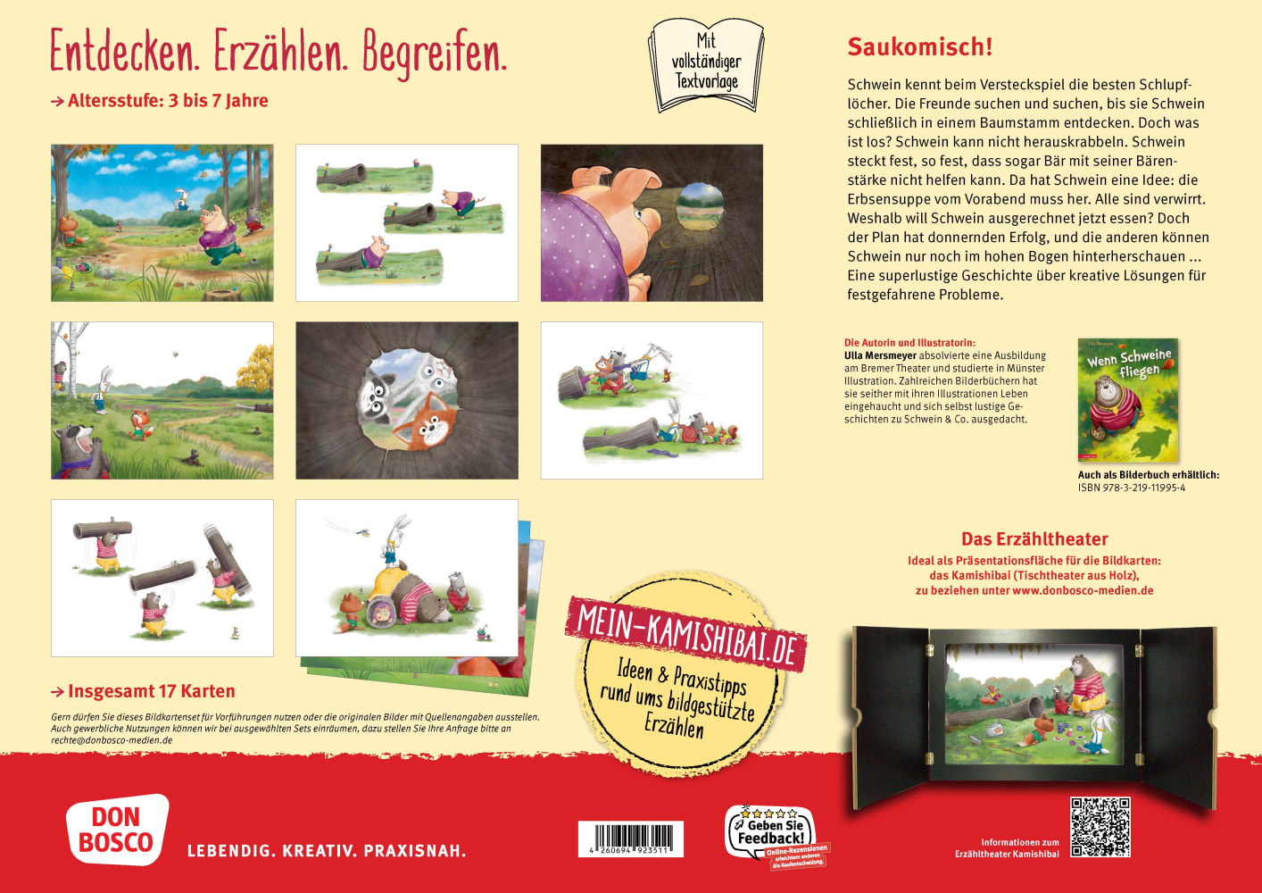 Wenn Schweine fliegen. Kamishibai Bildkartenset