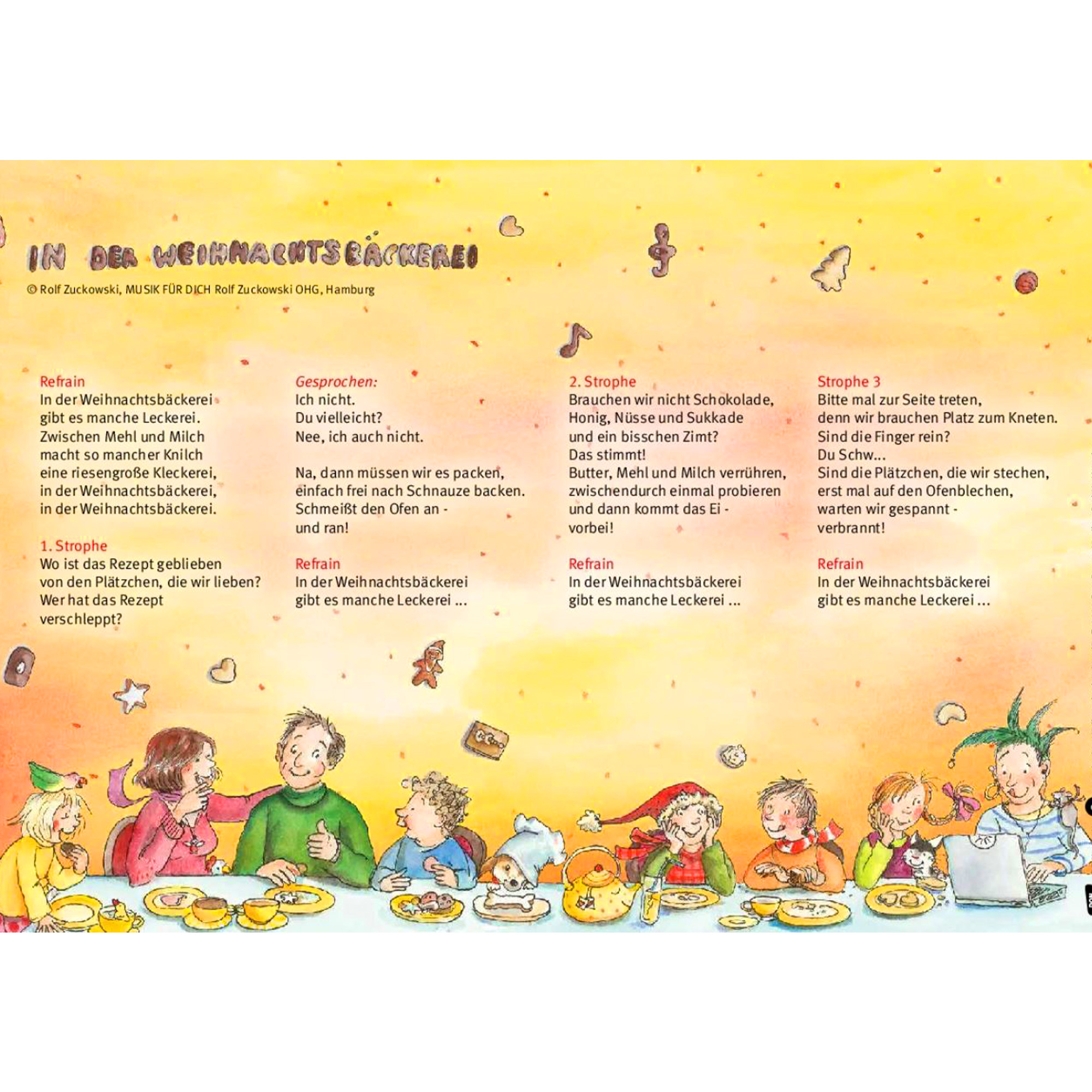 In der Weihnachtsbäckerei. Kamishibai Bildkartenset