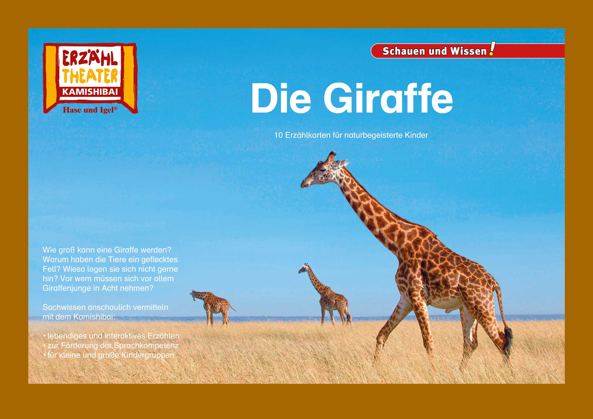 Die Giraffe / Kamishibai Bildkarten