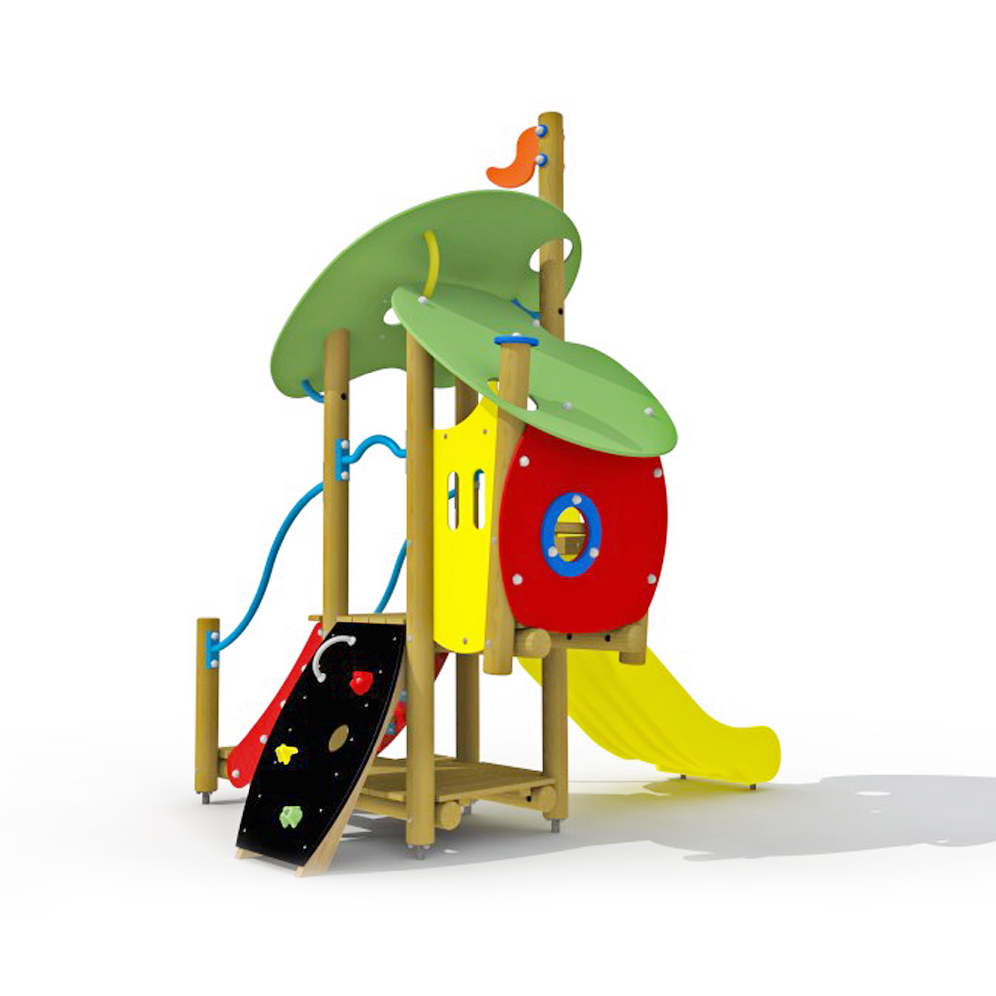 Schneewittchen mit Kunststoffrutsche