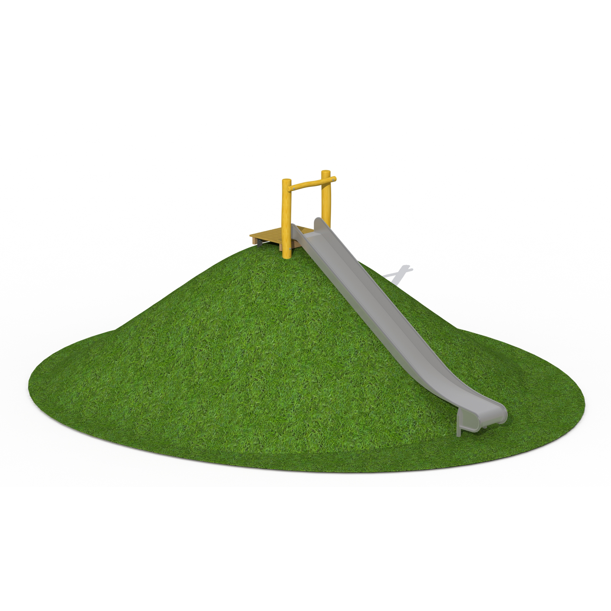 Robinie Plattform und Rutschbahn (Länge Rutsche 3,65 m)