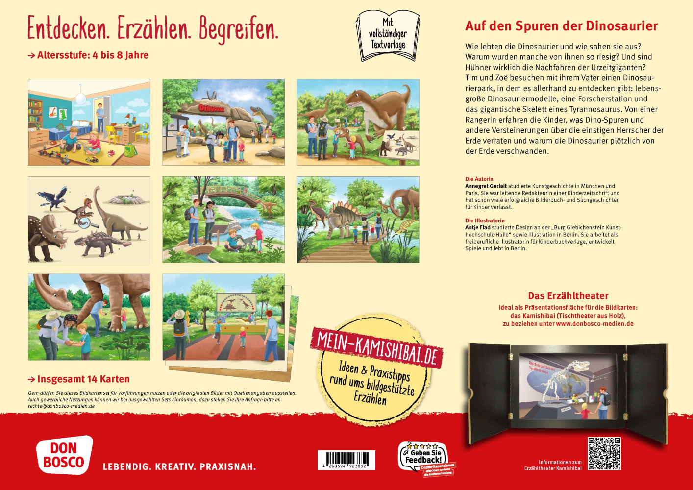 Im Dinopark: Auf den Spuren der Dinosaurier. Kamishibai Bildkartenset