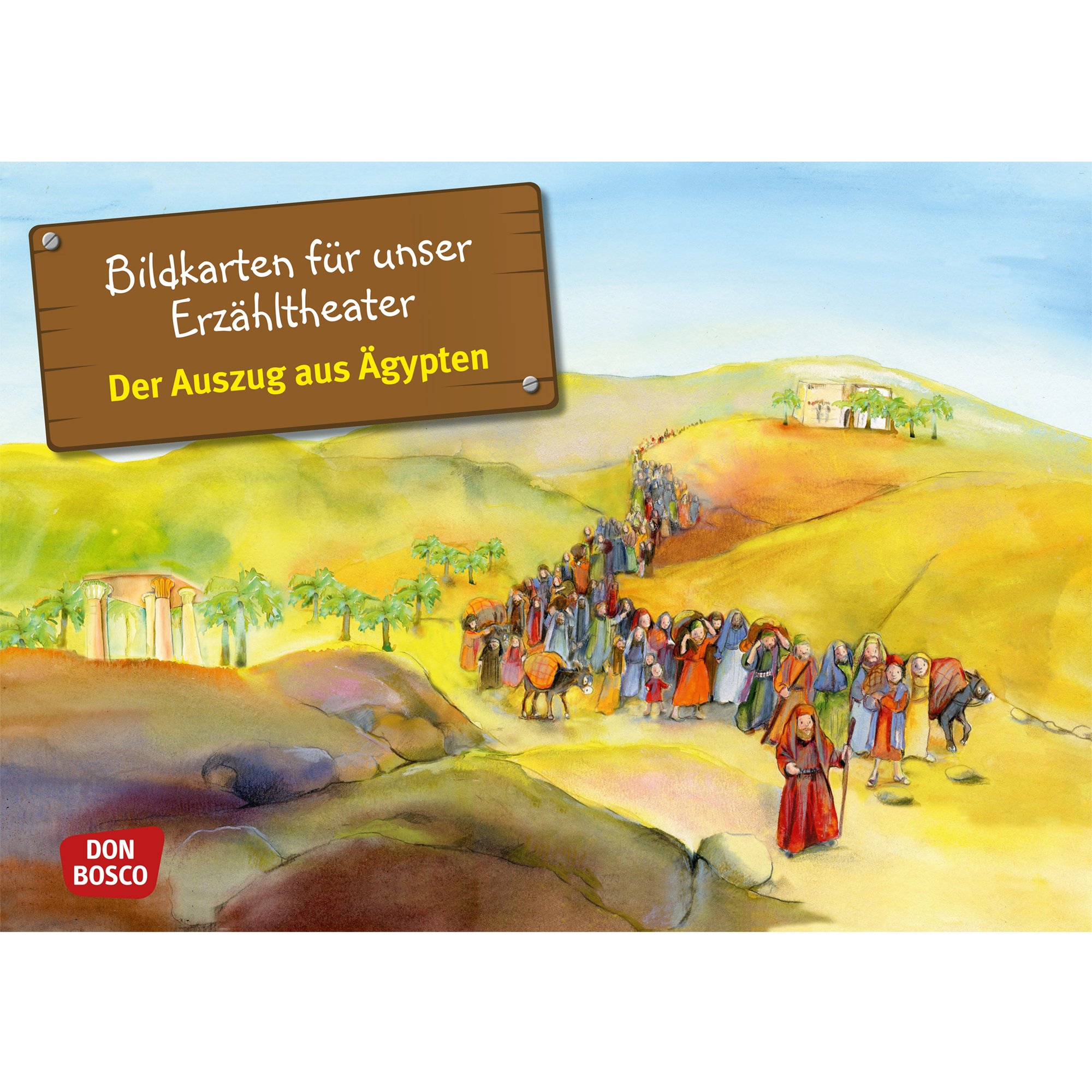 Der Auszug aus Ägypten. Exodus Teil 1. Kamishibai Bildkartenset.