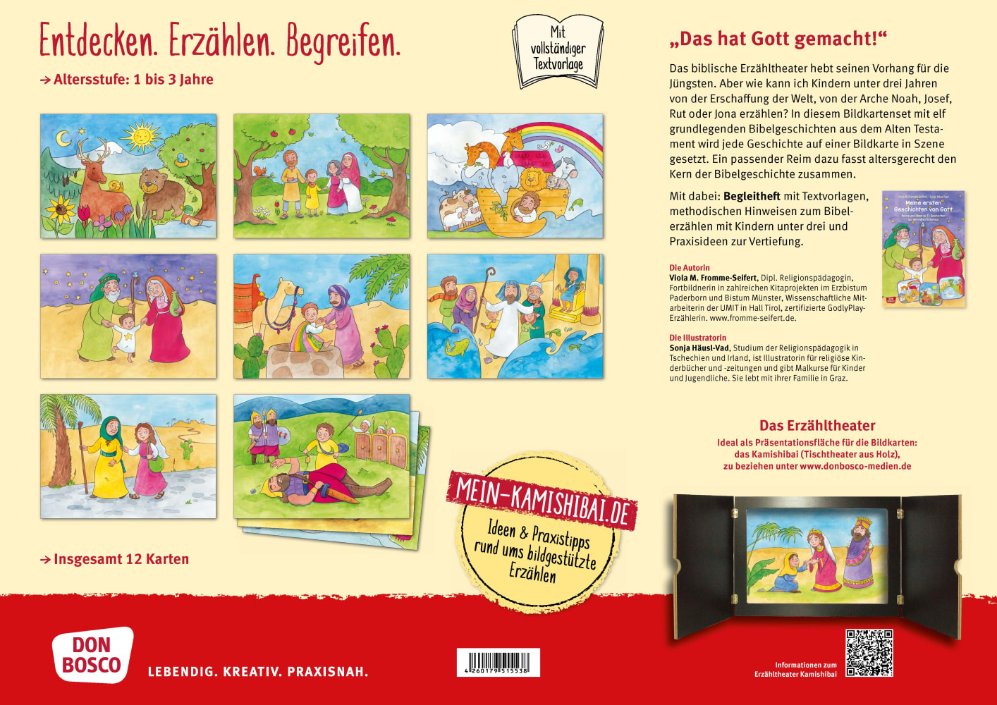 Meine ersten Geschichten von Gott. Die U3-Bibel im Kamishibai. Kamishibai Bildkartenset.