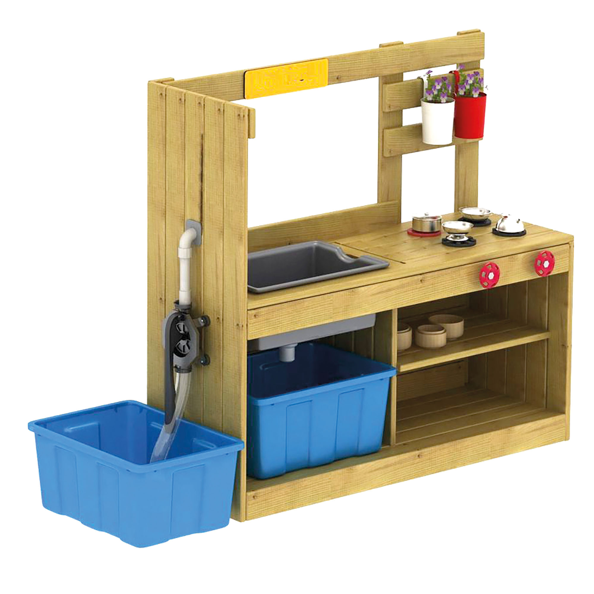 Outdoor-Snack Bar + Outdoor Spielküche mit Pumpe