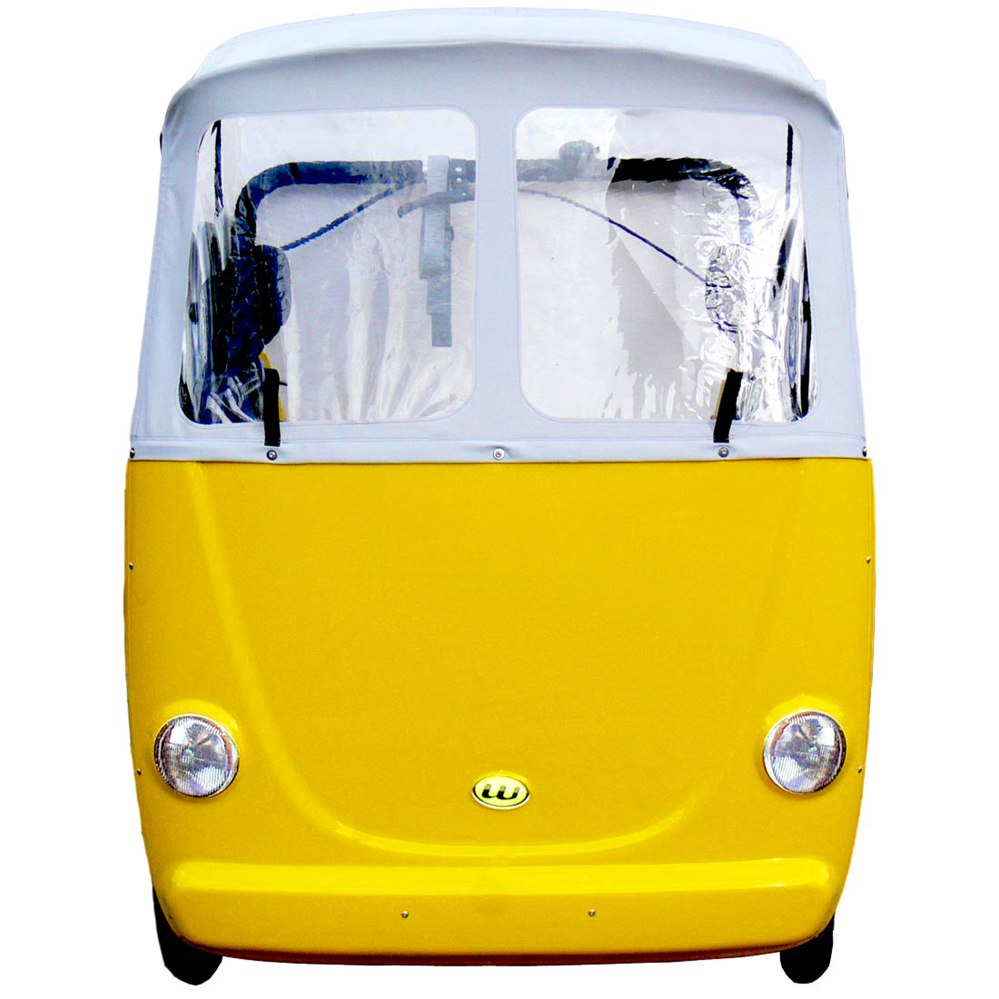 Regen- und Sonnendach für Kinderbus Trend weiß