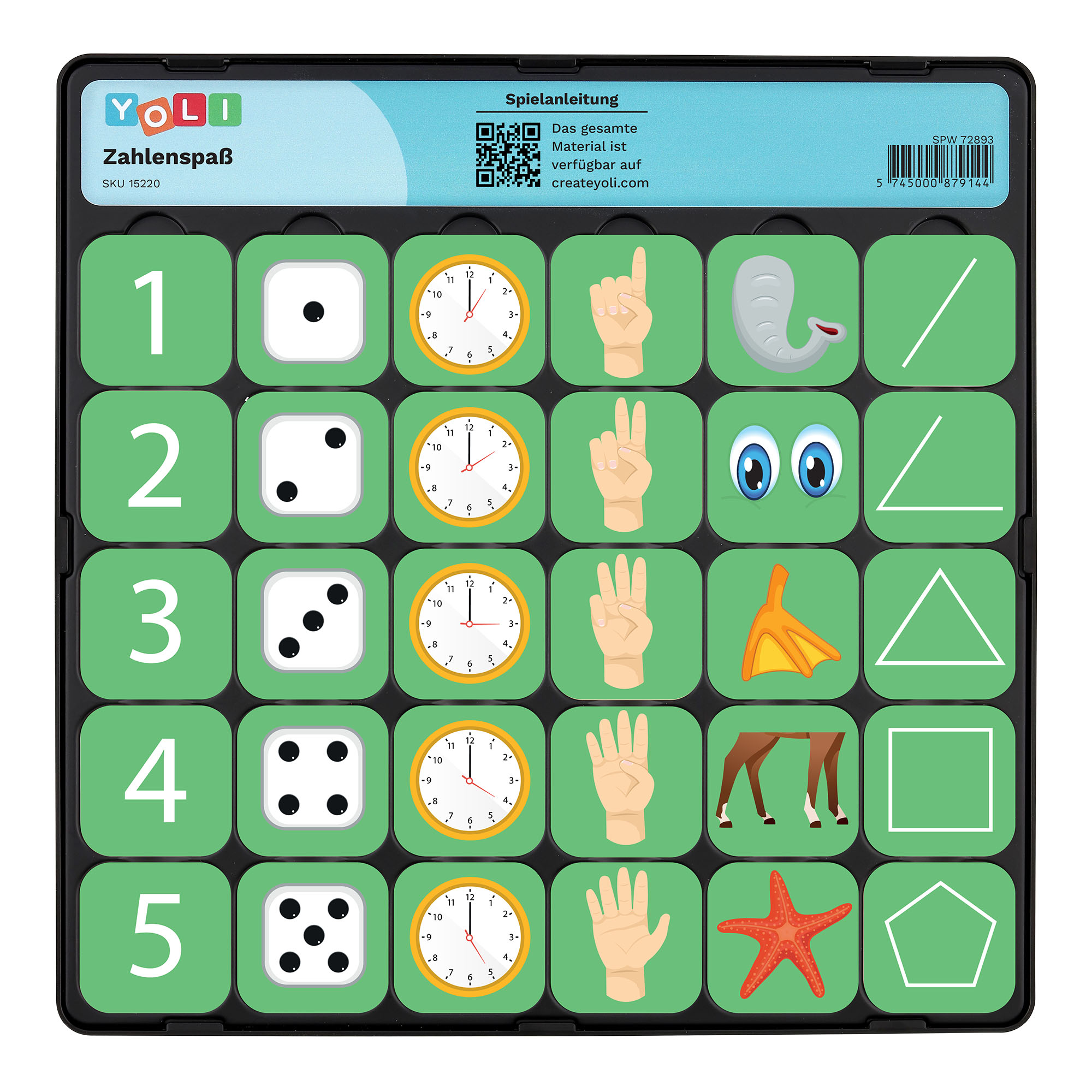 YOLI Spielset - Zahlenspaß