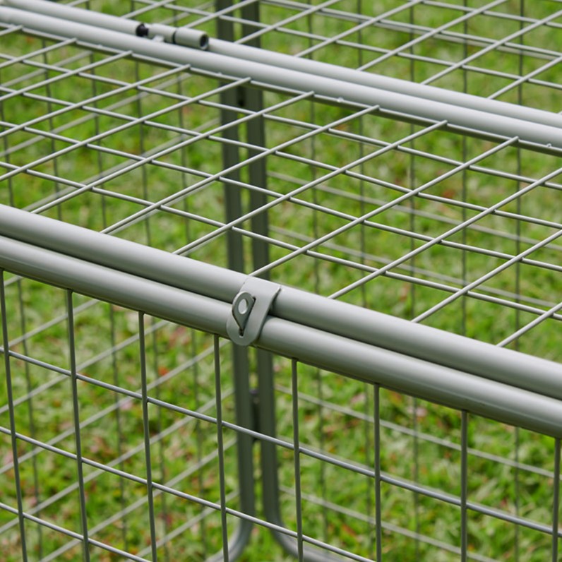 Praktischer Transportwagen in silber