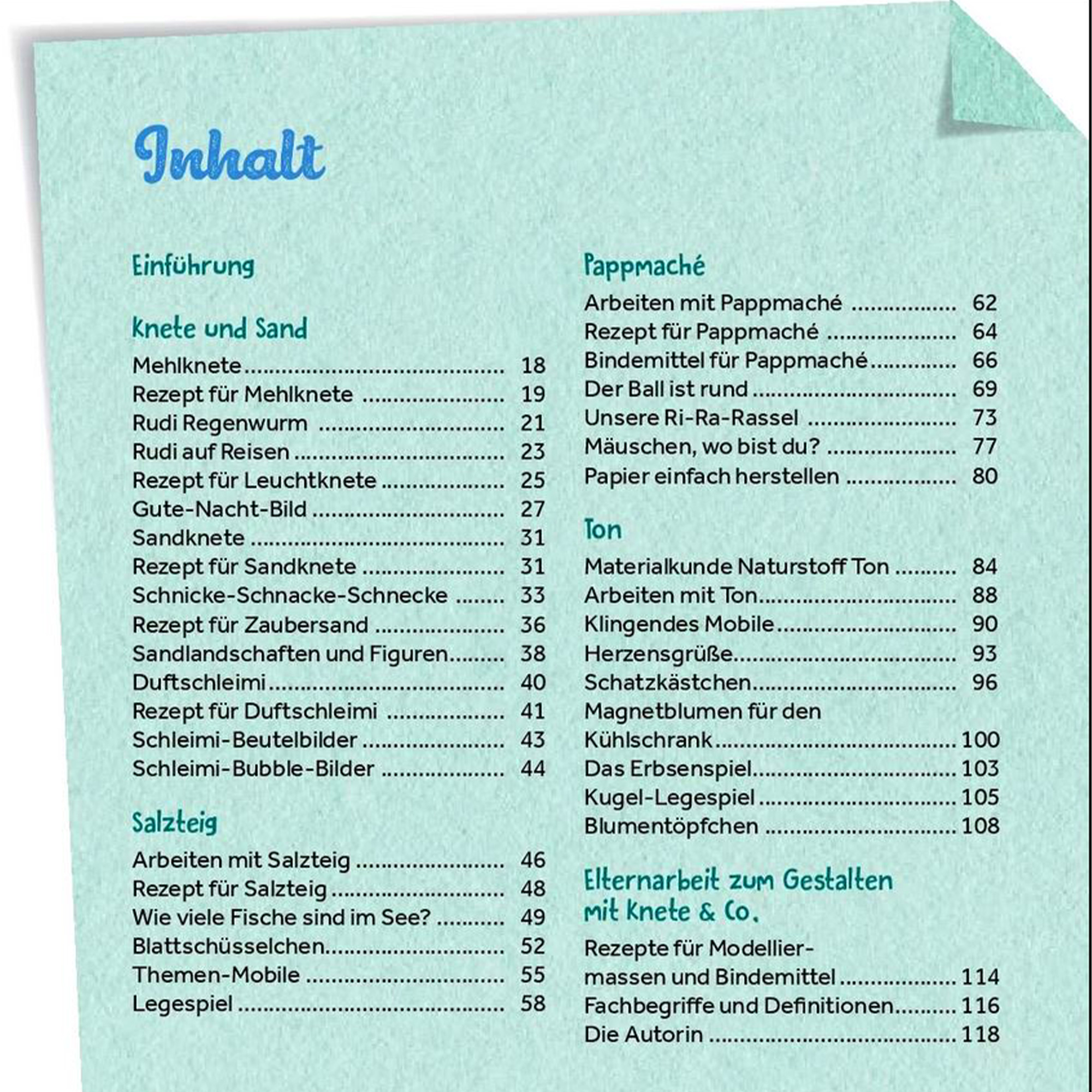 Kneten und Modellieren in der Kita