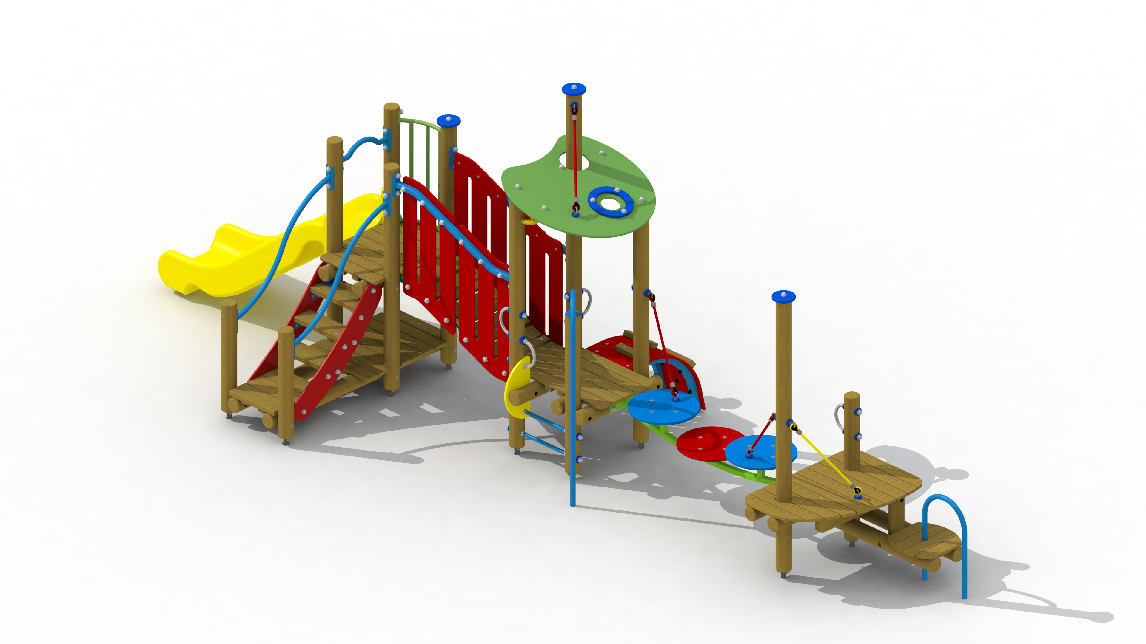 Der Rattenfänger von Hameln mit Kunststoffrutsche