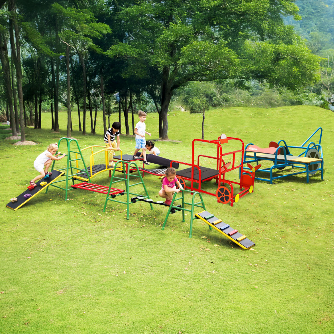 Mobile Bewegungswelt ? Flexibel & voller Entwicklung - Kletterwand mit Haltegriffen