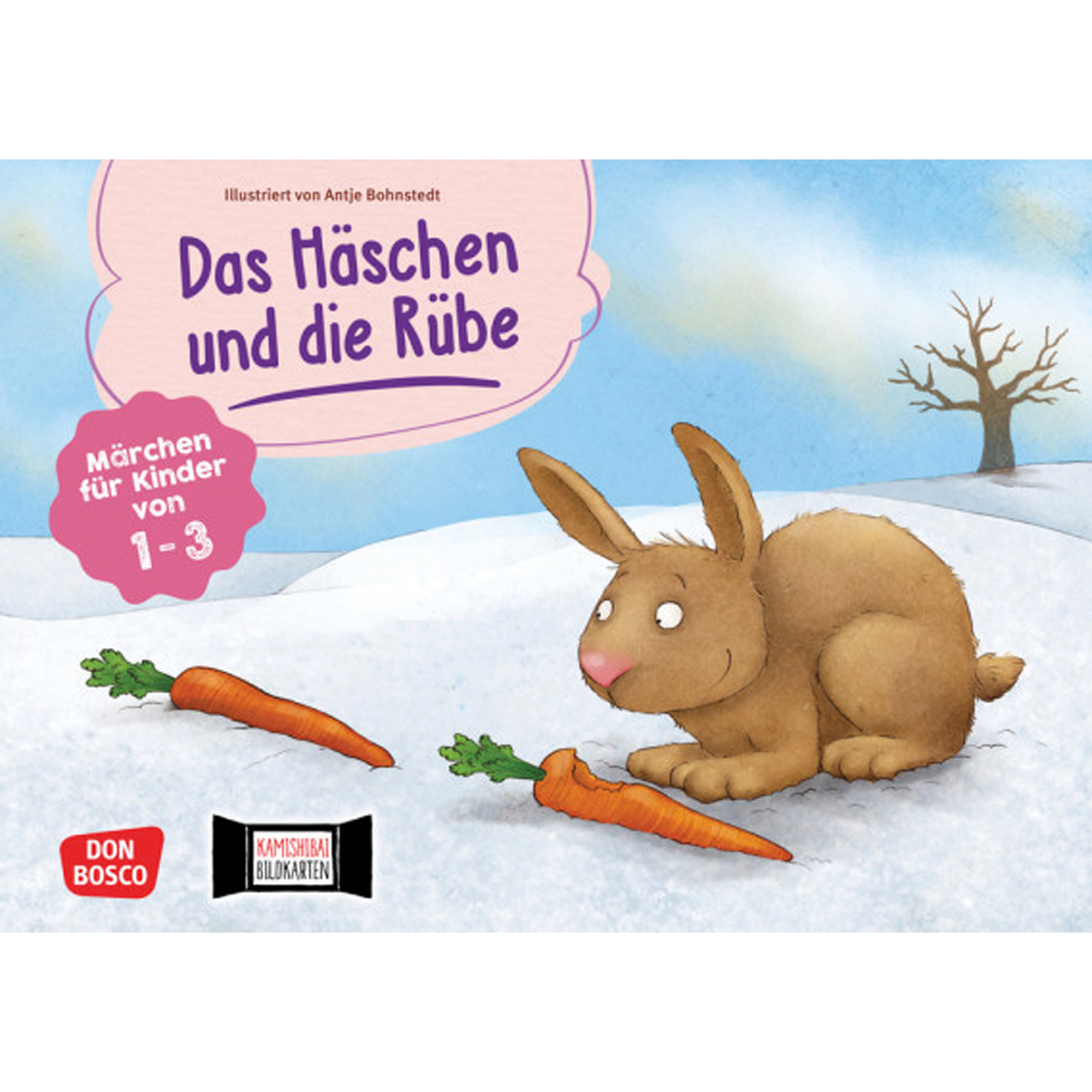 Das Häschen und die Rübe. Kamishibai Bildkartenset 1-3 Jahre