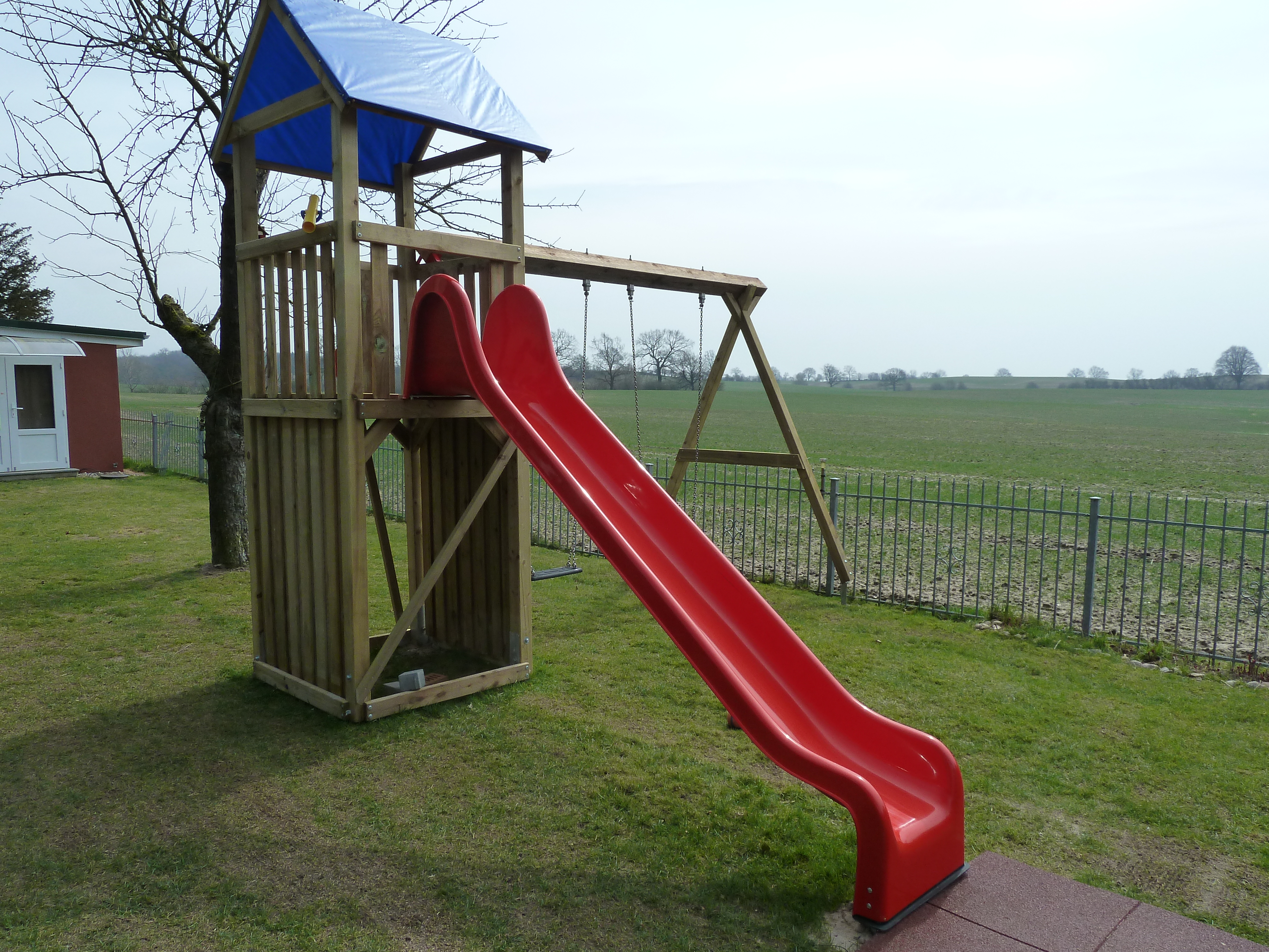 Kunststoffrutsche Podesthöhe 195 cm