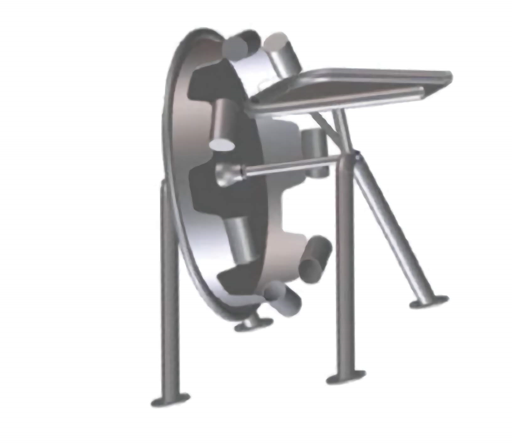 Wasserschöpfrad Edelstahl Ø 1m