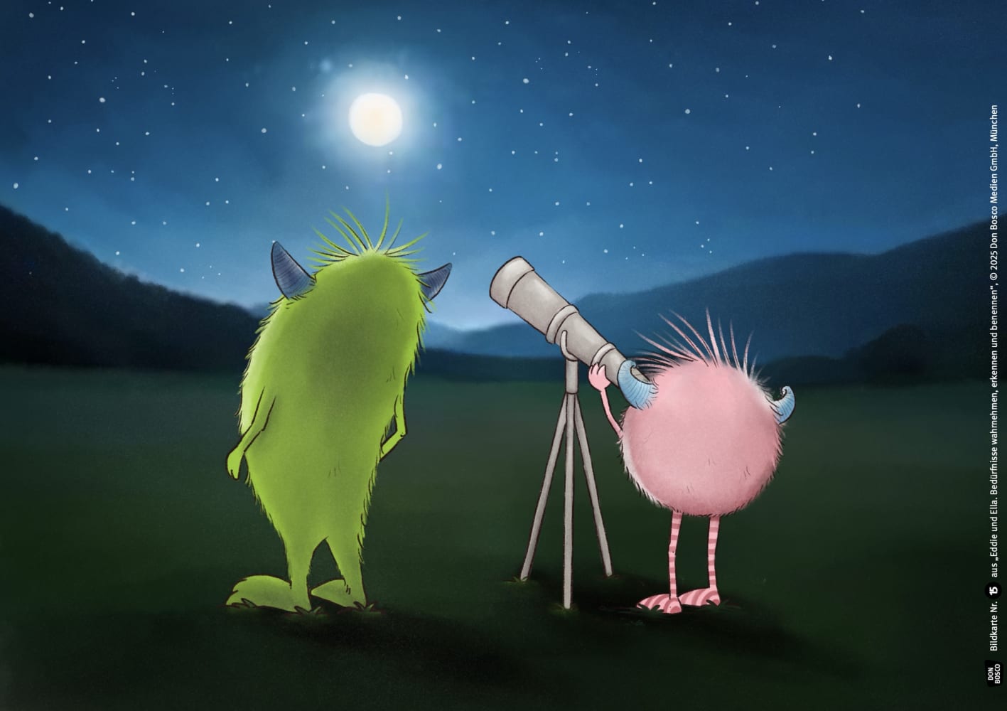 Eddie und Ella. Bedürfnisse wahrnehmen, erkennen und benennen. Kamishibai Bildkartenset