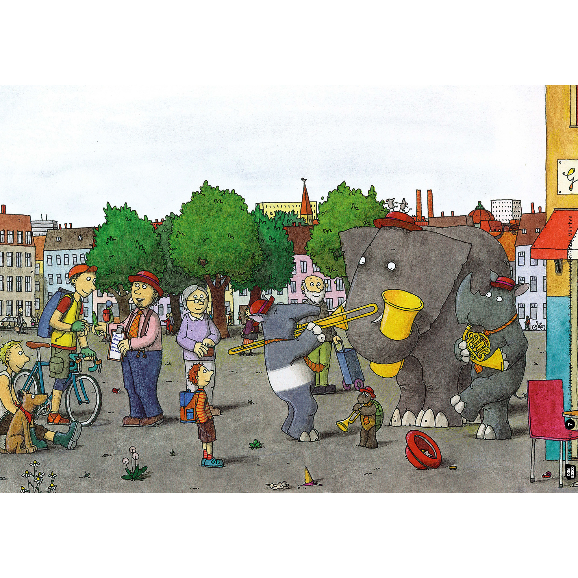 Der Elefantenpups. Rettet den Zoo! Kamishibai Bildkartenset