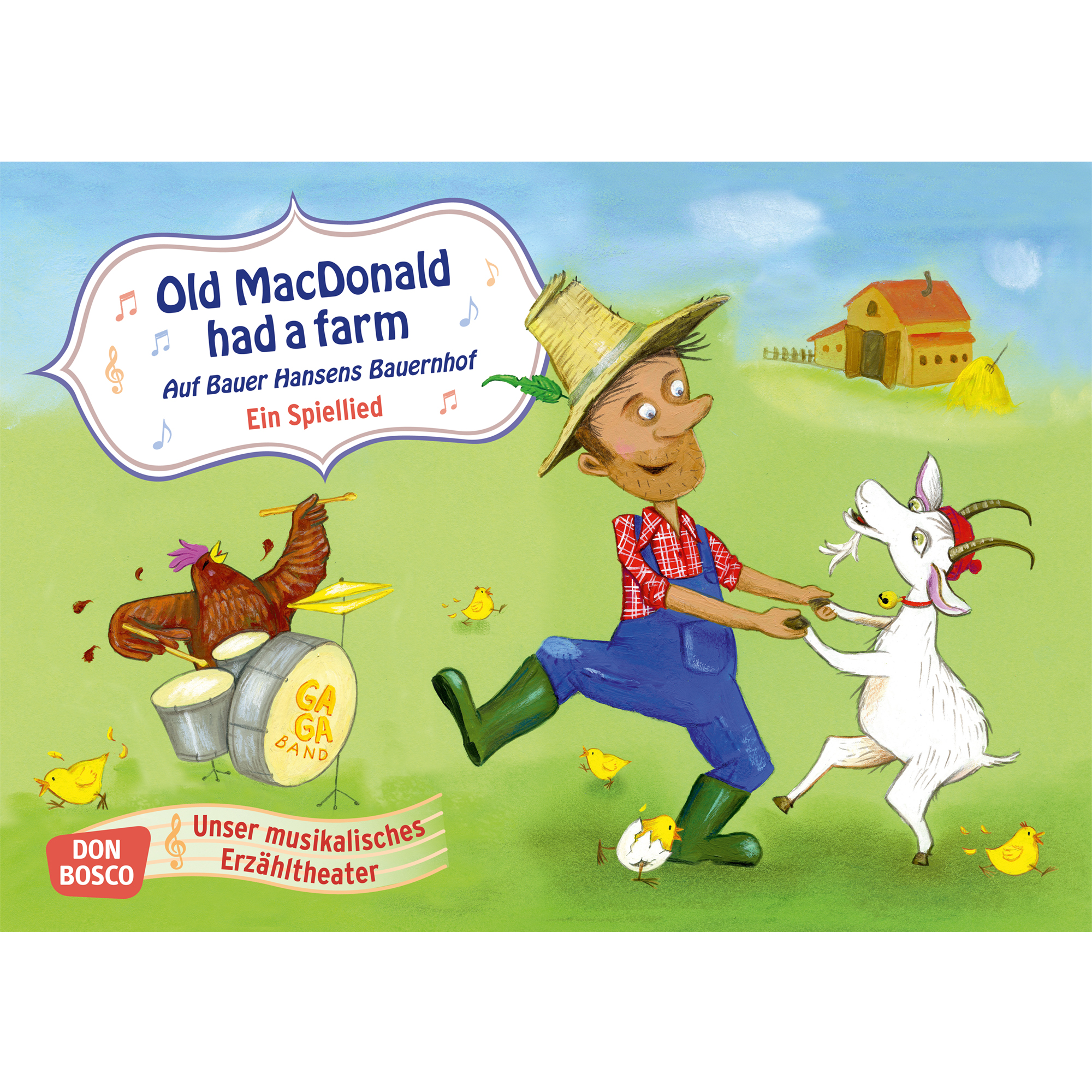 Old MacDonald had a farm. Auf Bauer Hansens Bauernhof. Kamishibai Bildkartenset.