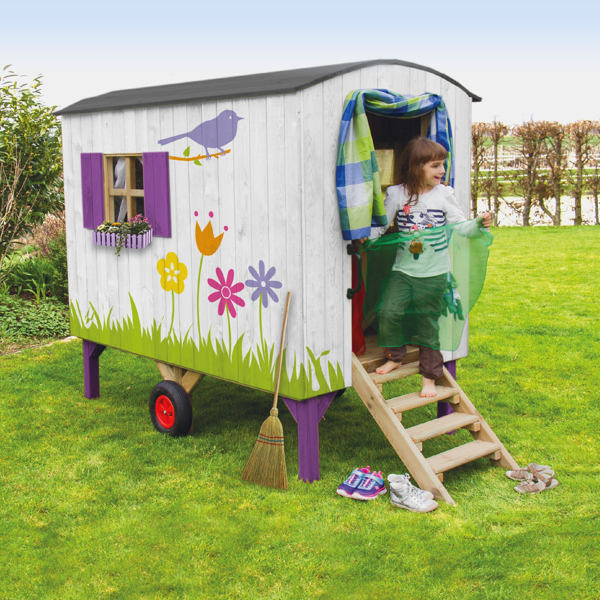 Dachfolie für Bau, - Zirkuswagen und Kreativ Spielhaus