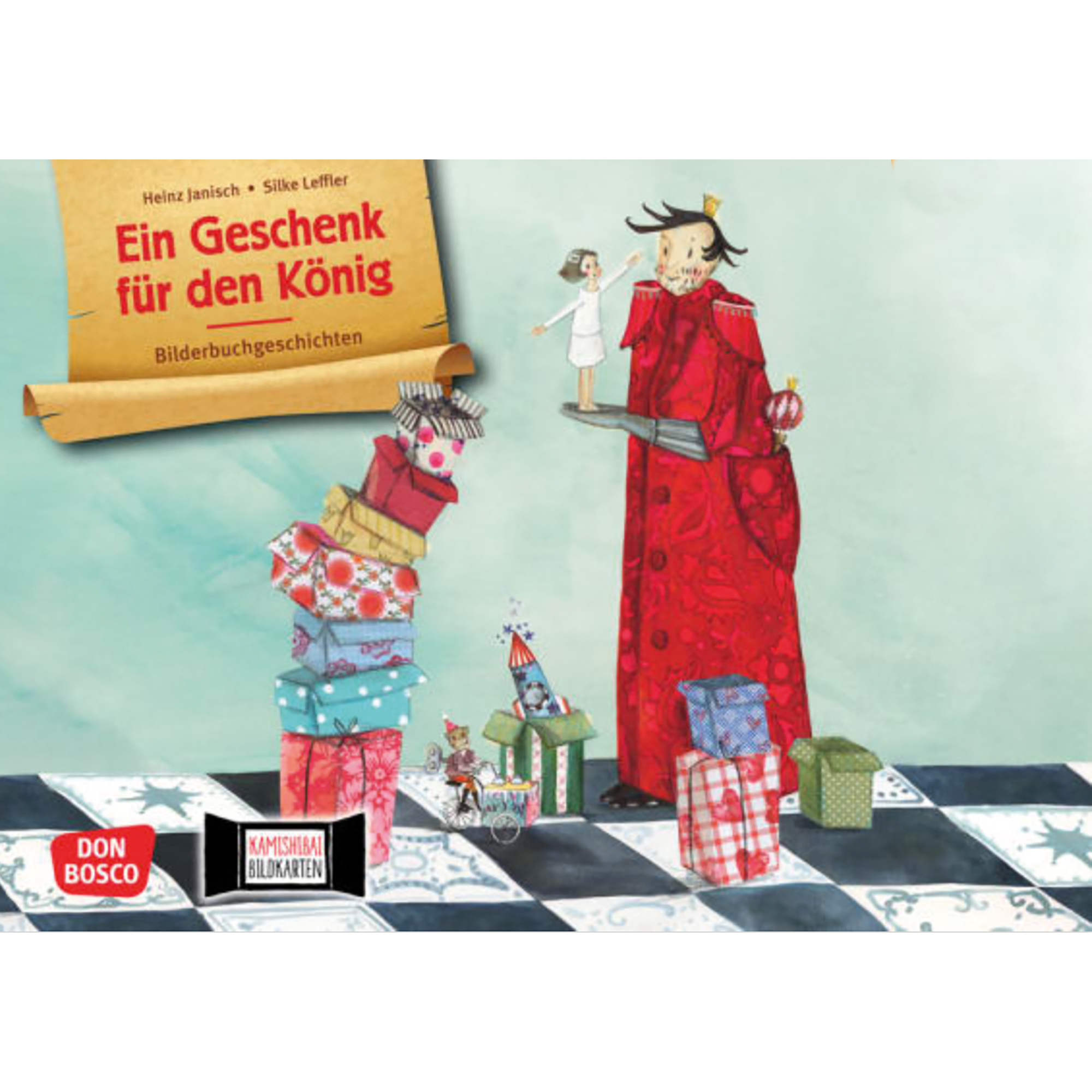 Ein Geschenk für den König. Kamishibai Bildkartenset
