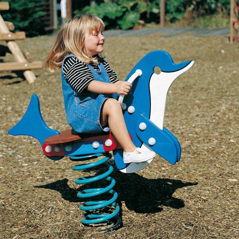 Federwipptier Delphin