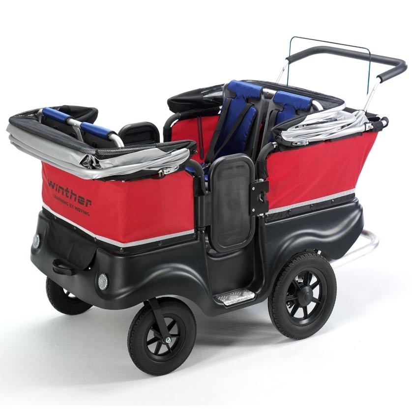 Turtle Krippenwagen de Luxe für 4 Kinder