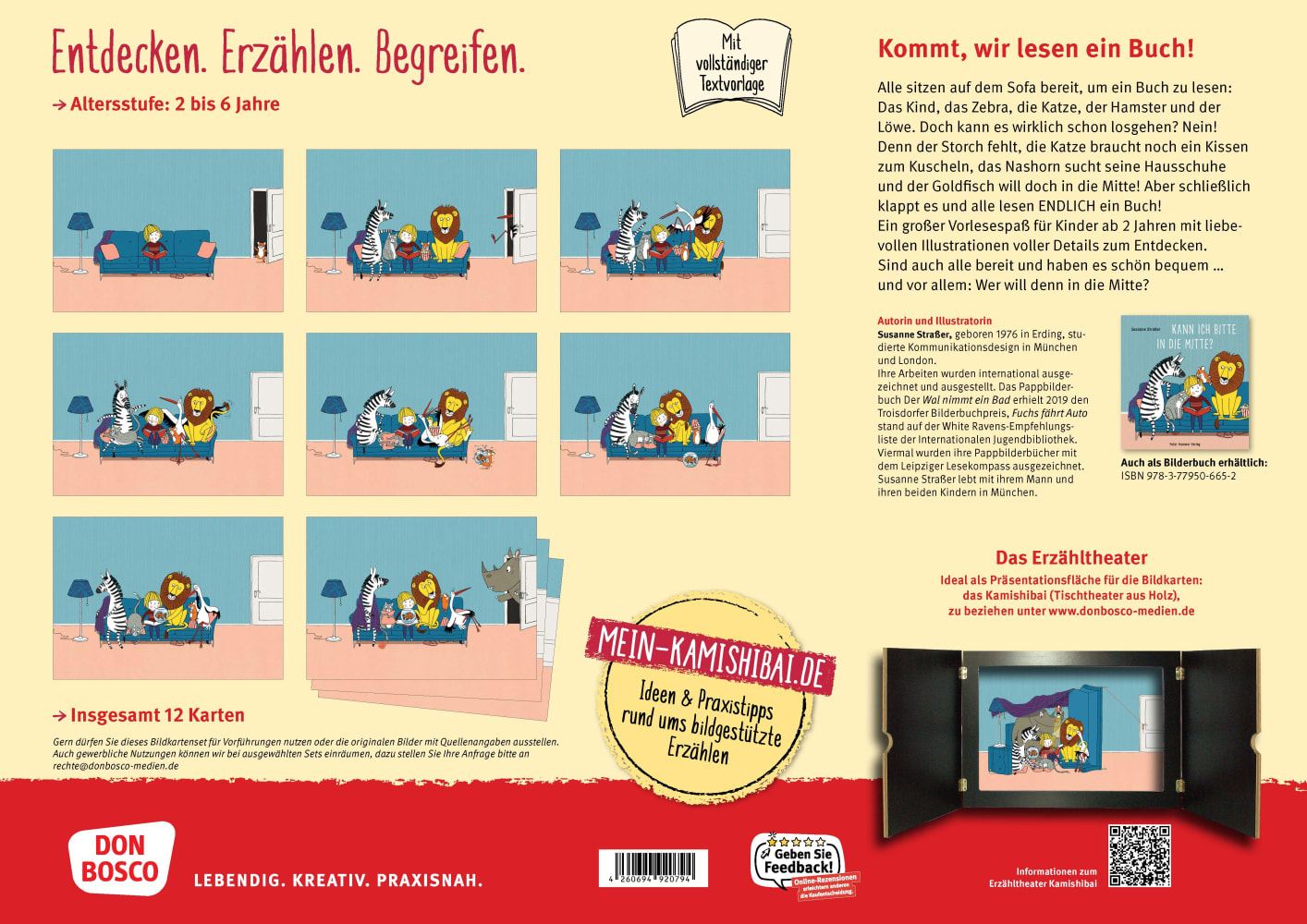 Kann ich bitte in die Mitte? Kamishibai Bildkartenset