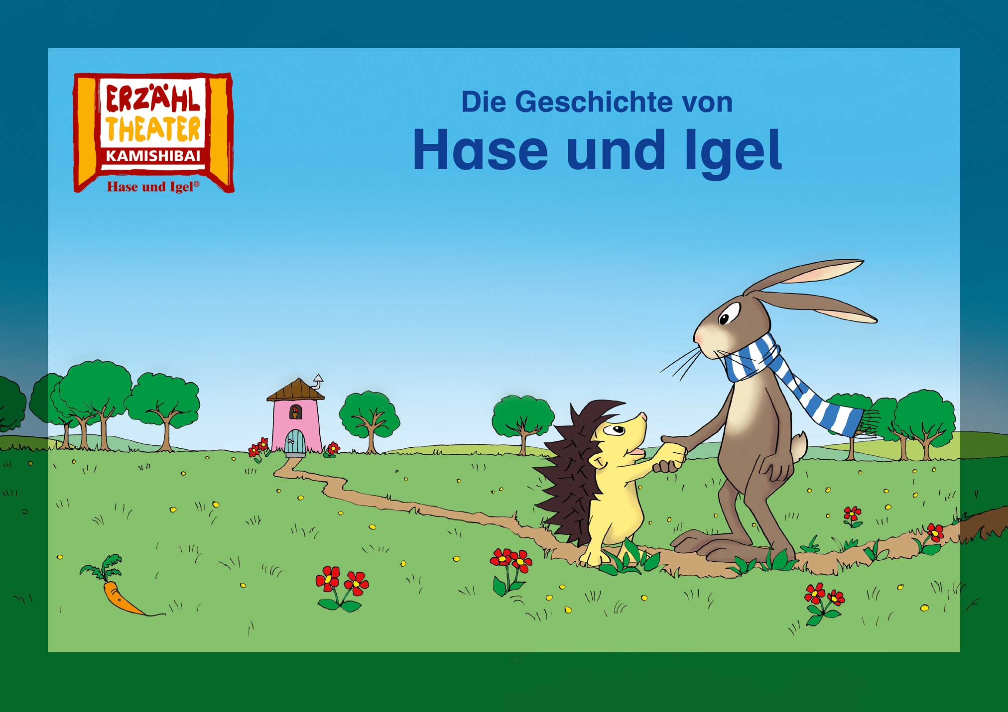 Die Geschichte von Hase und Igel / Kamishibai Bildkarten