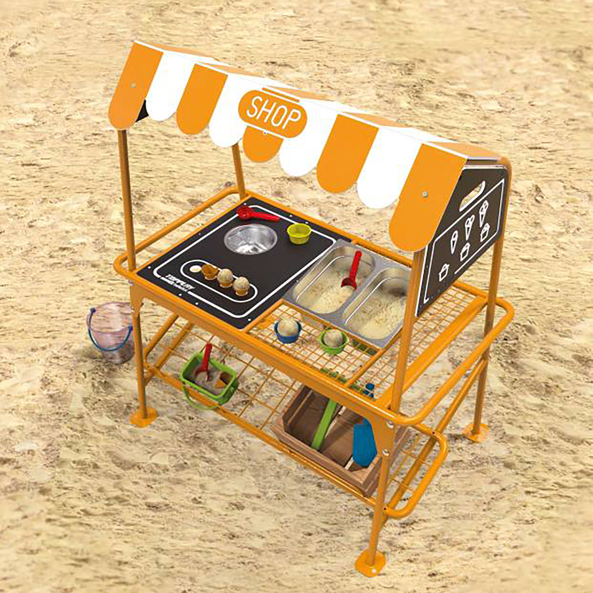 Rollenspiel-Station - Ice Cream & Shop