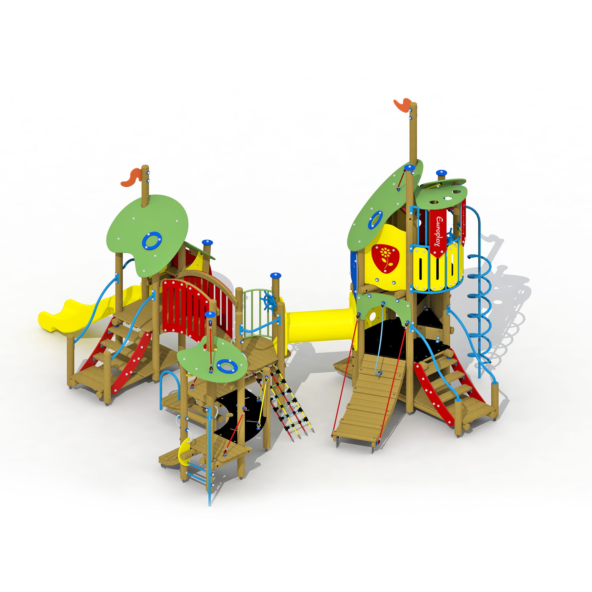 Der Glöckner von Notre Dame mit Kunststoffrutsche