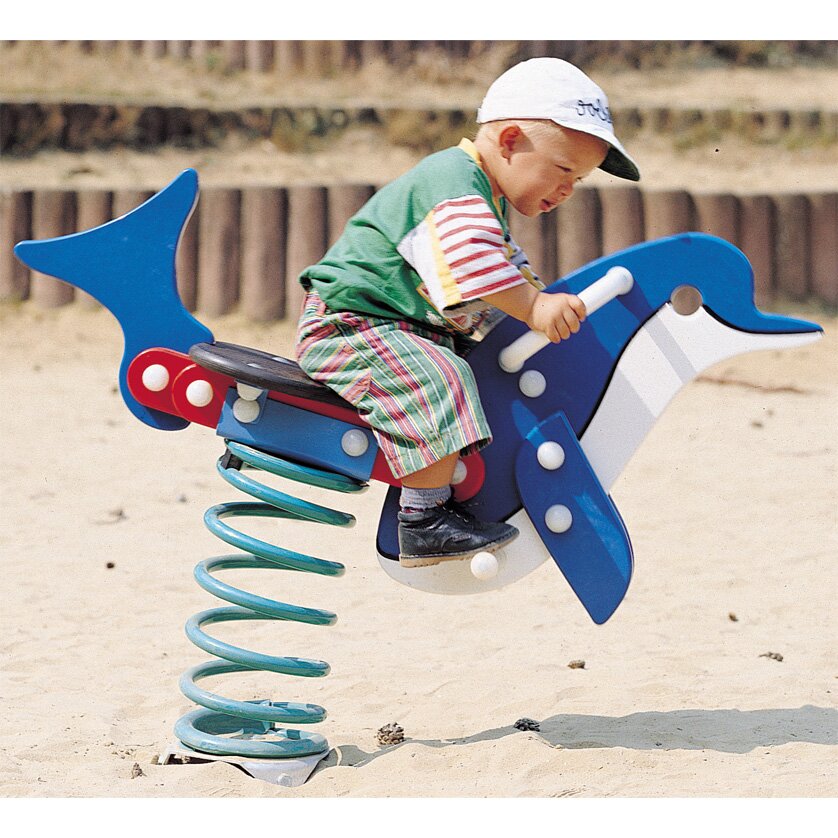 Federwipptier Delphin