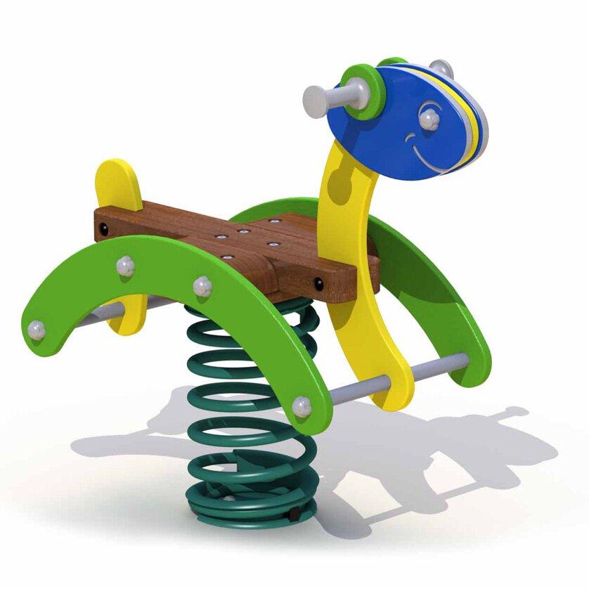 Federwipptier Schildkröte Jerry