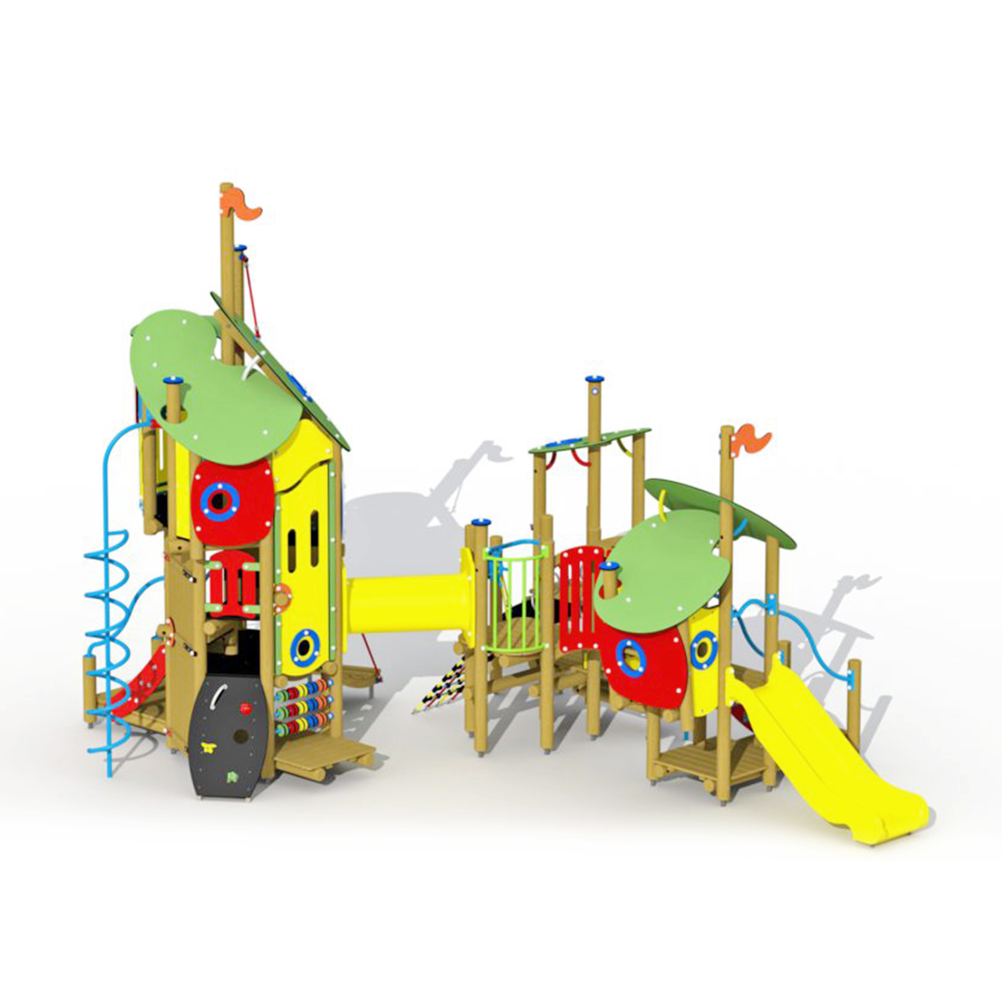 Der Glöckner von Notre Dame mit Kunststoffrutsche