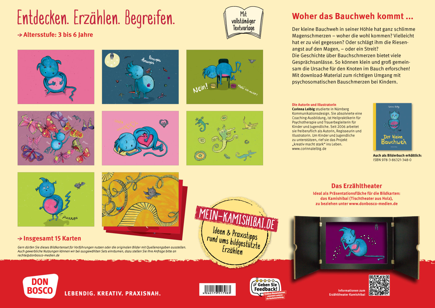 Der kleine Bauchweh. Kamishibai Bildkartenset