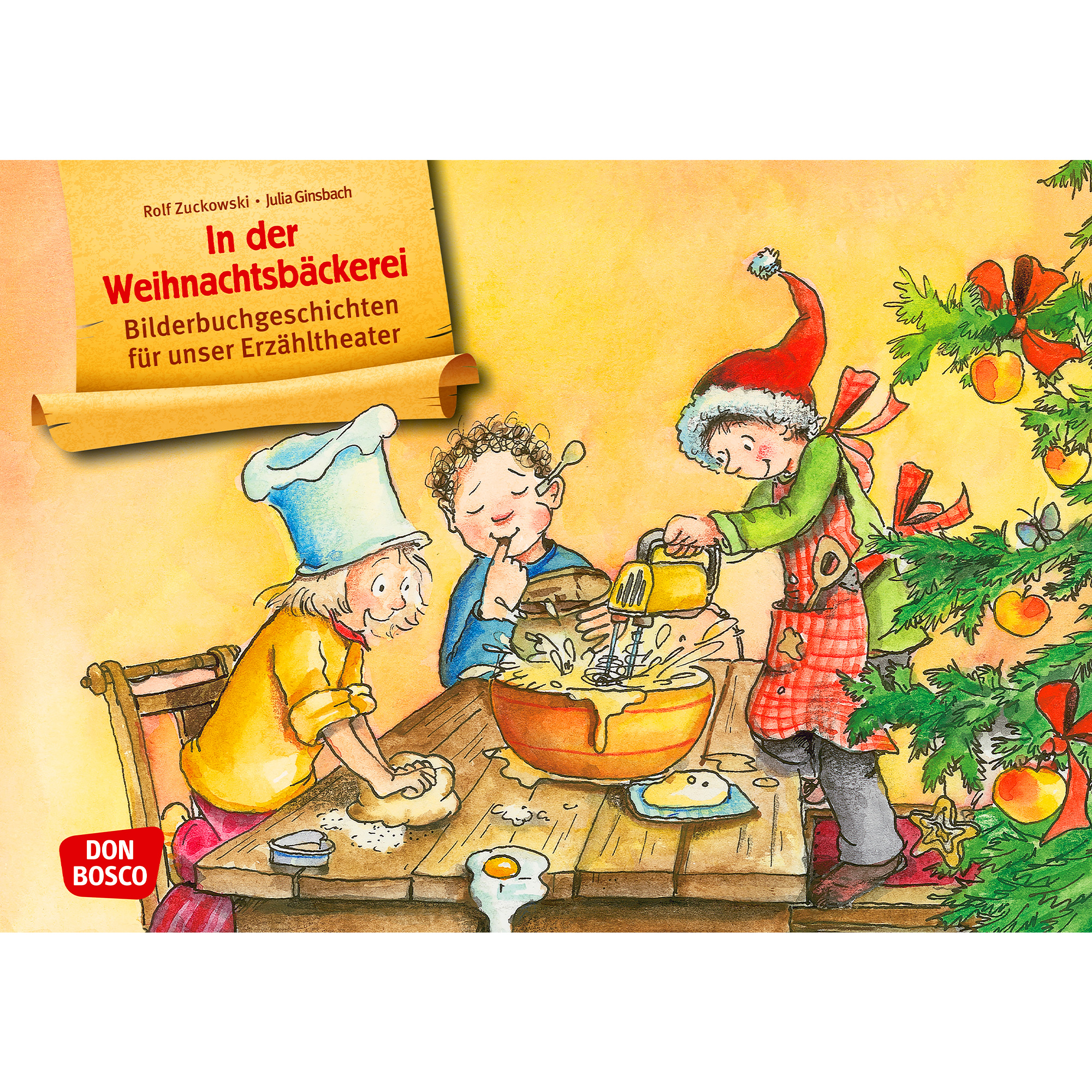 In der Weihnachtsbäckerei. Kamishibai Bildkartenset