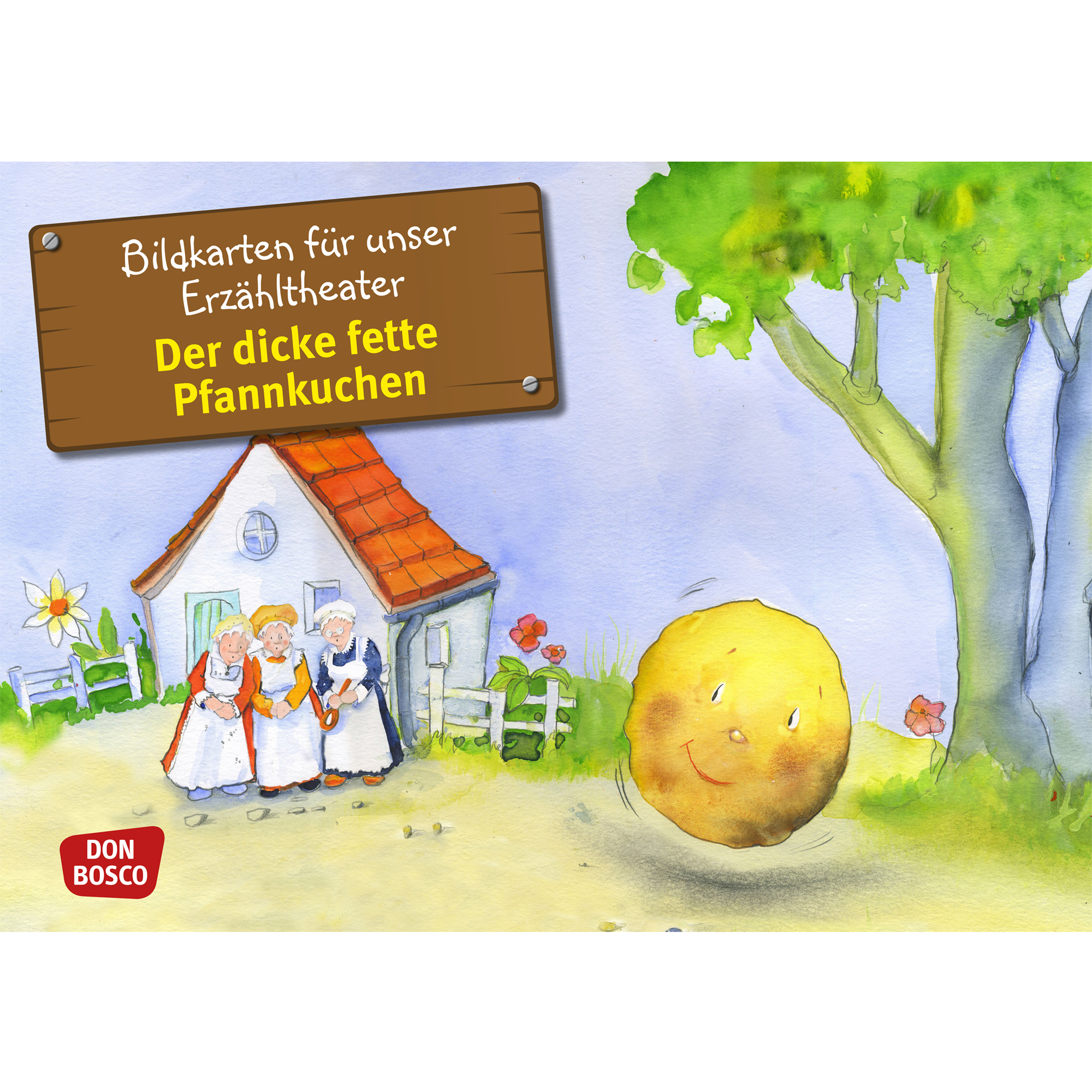 Der dicke fette Pfannkuchen. Kamishibai Bildkartenset