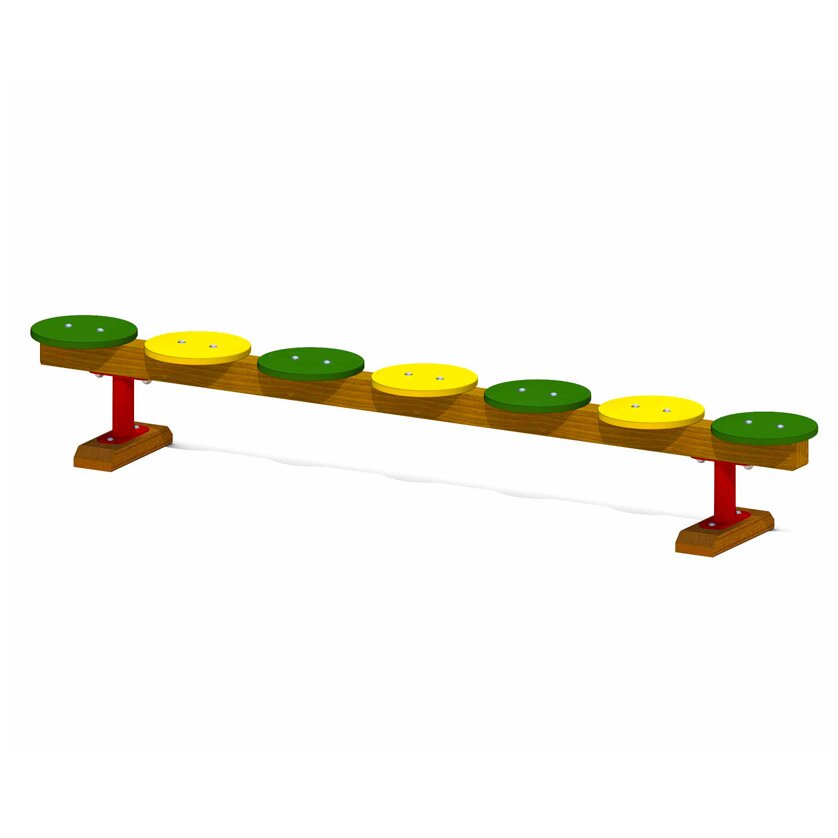 Märchenbank 7 Sitzplätze Gerade