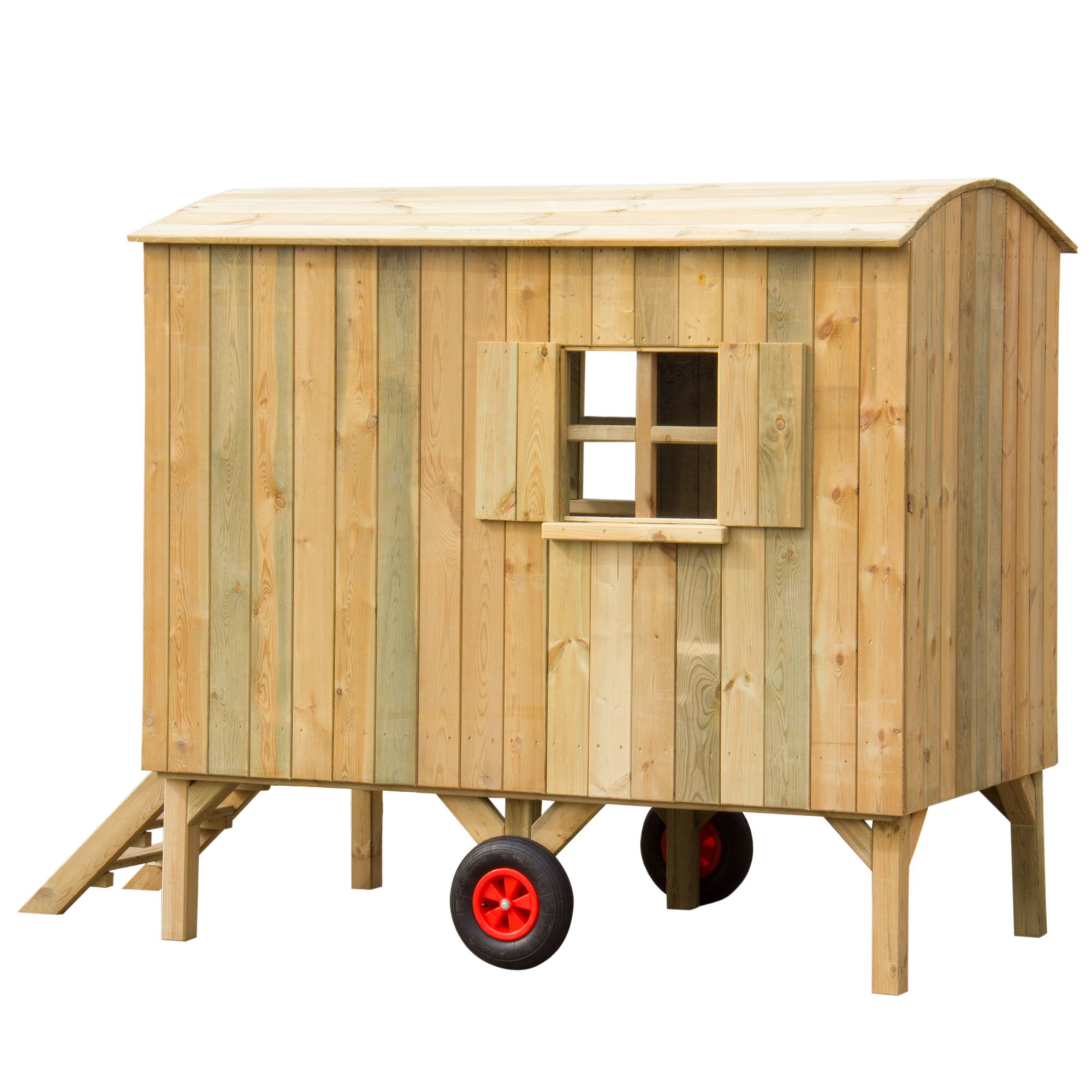 Kinderspielhaus Bauwagen