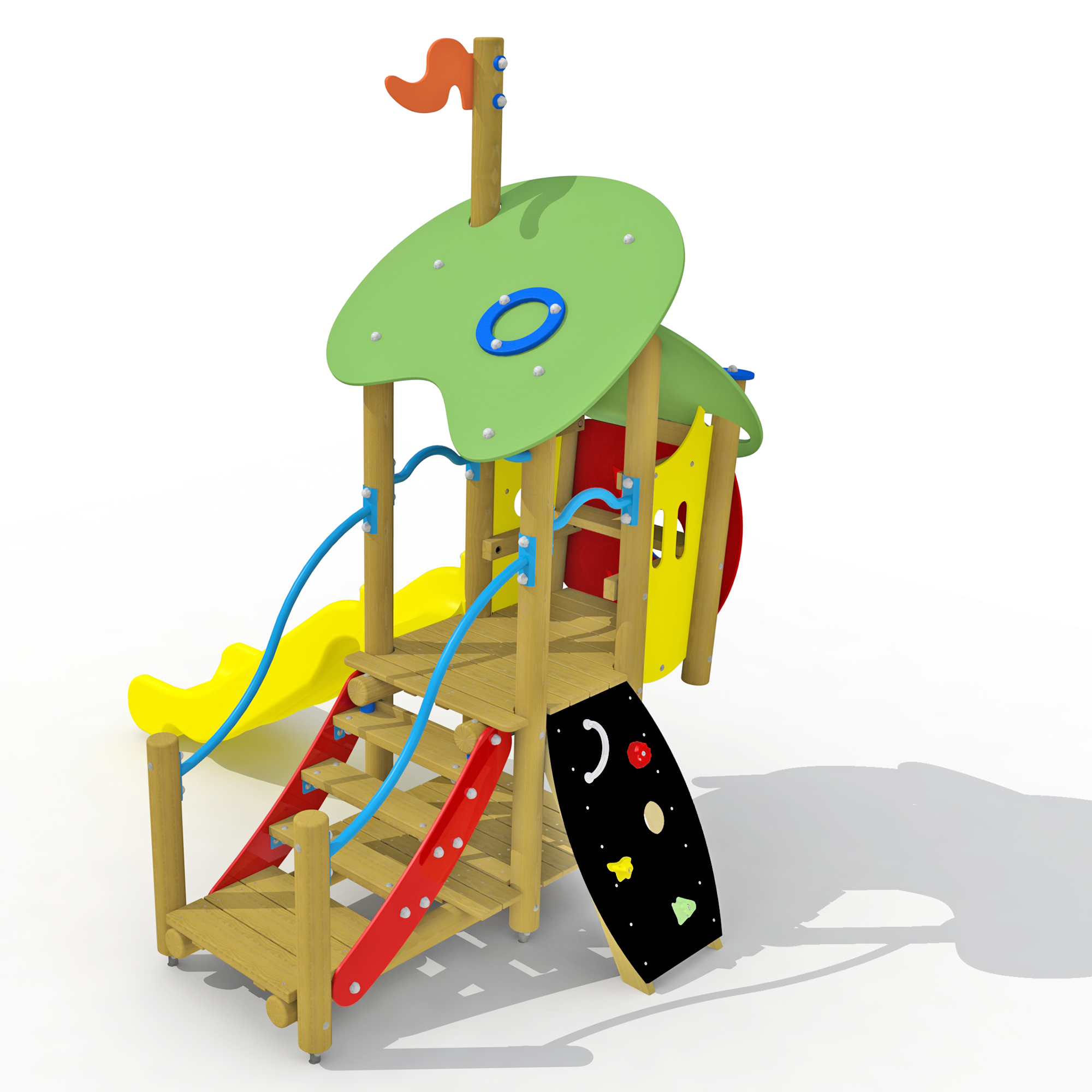 Schneewittchen mit Kunststoffrutsche