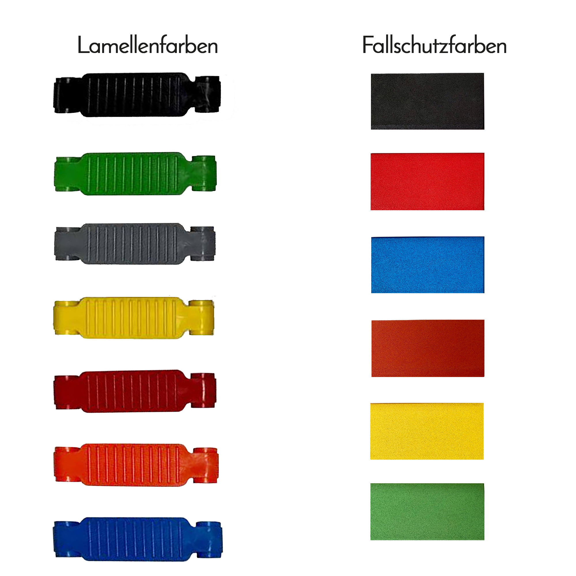 Kita Bodentrampolin 6-Eck 216 x 249 cm Individuelle Farben signalgrün