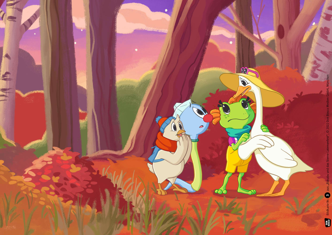 Bakabu und das Sterne-Laternenfest. Kamishibai Bildkartenset